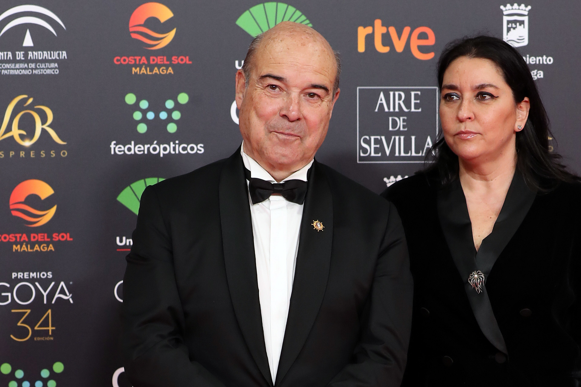 El actor y su esposa, Ana Pérez Lorente.