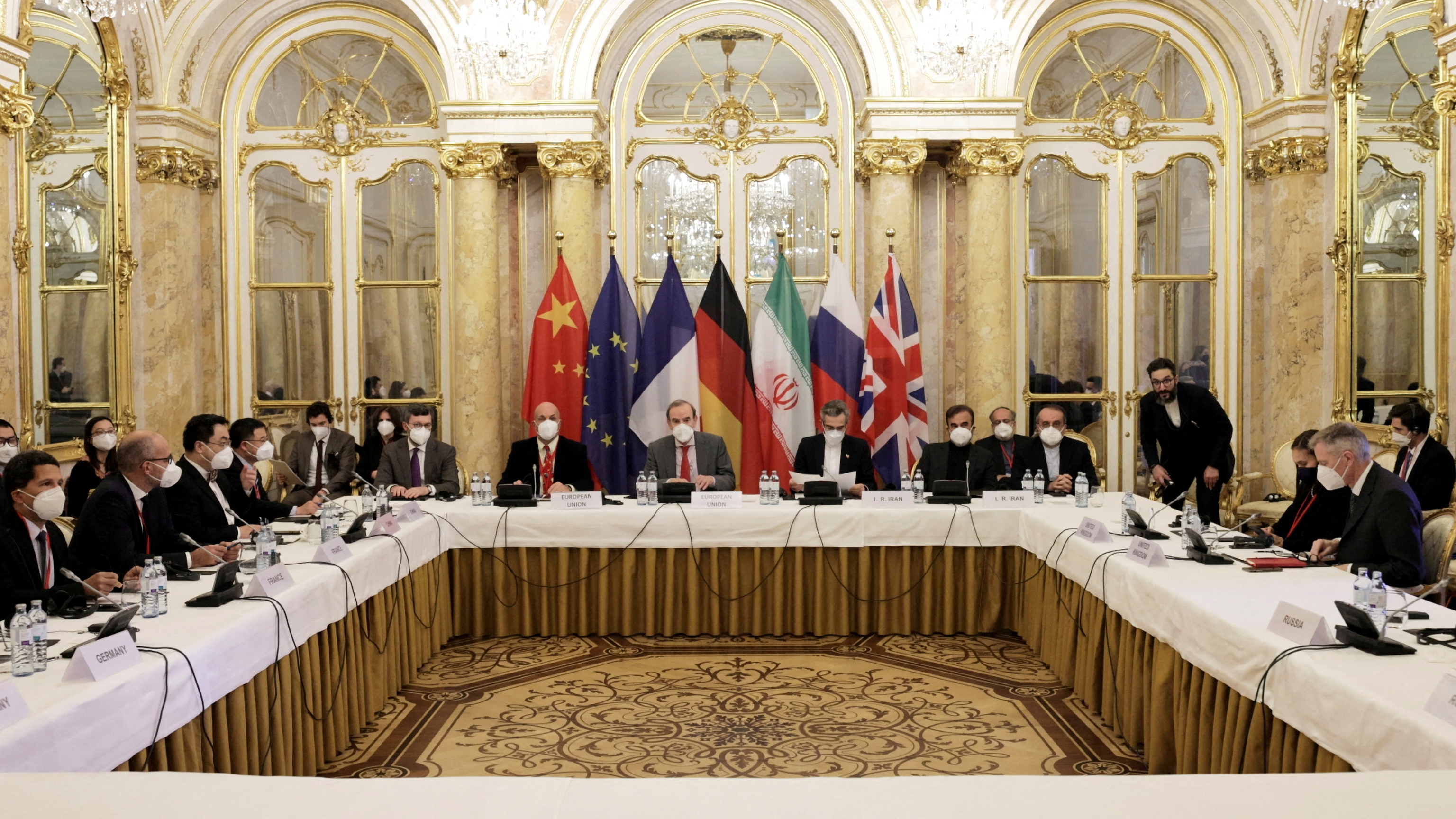 Conversaciones en Viena para revitalizar el acuerdo sobre el programa nuclear iran, el pasado diciembre.