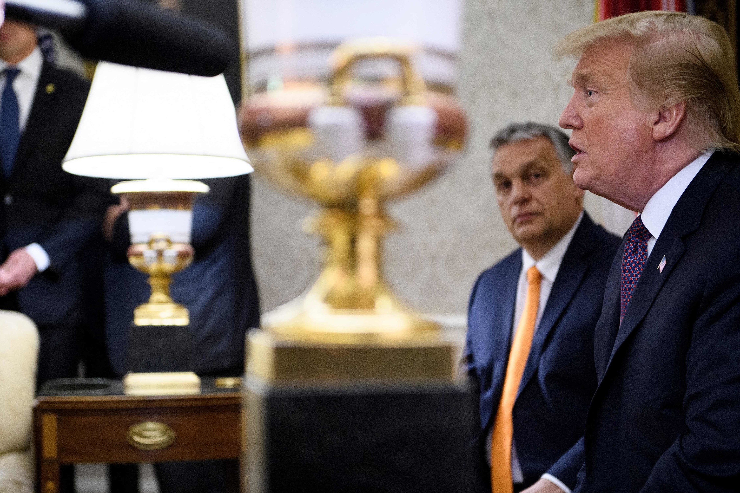 Donald Trump y Viktor Orban, reunidos en la Casa Blanca en 2019.