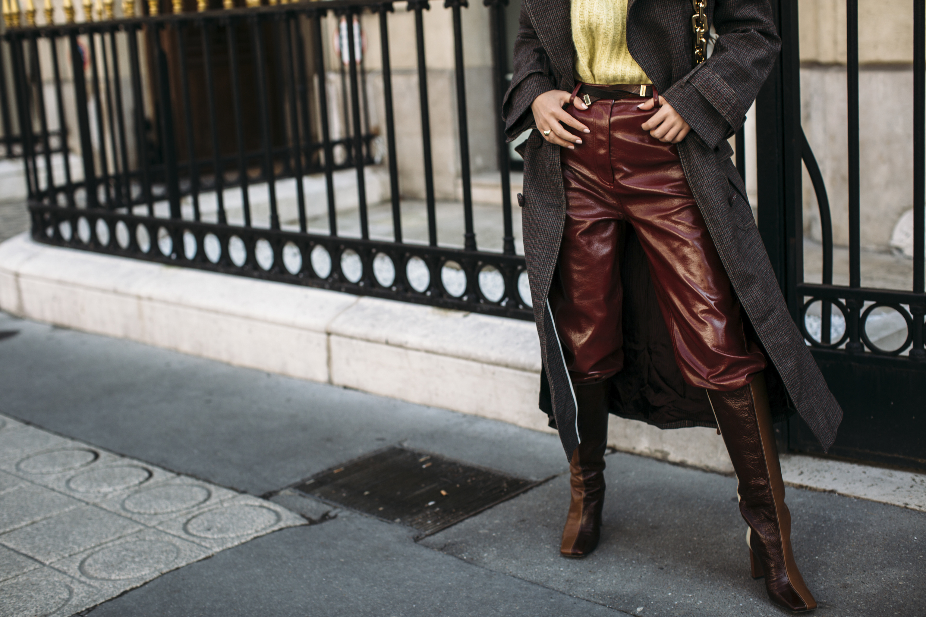 Porcentaje Hazlo pesado mosquito Pantalones y leggings de cuero: piezas clave para tus looks de este  invierno | Moda