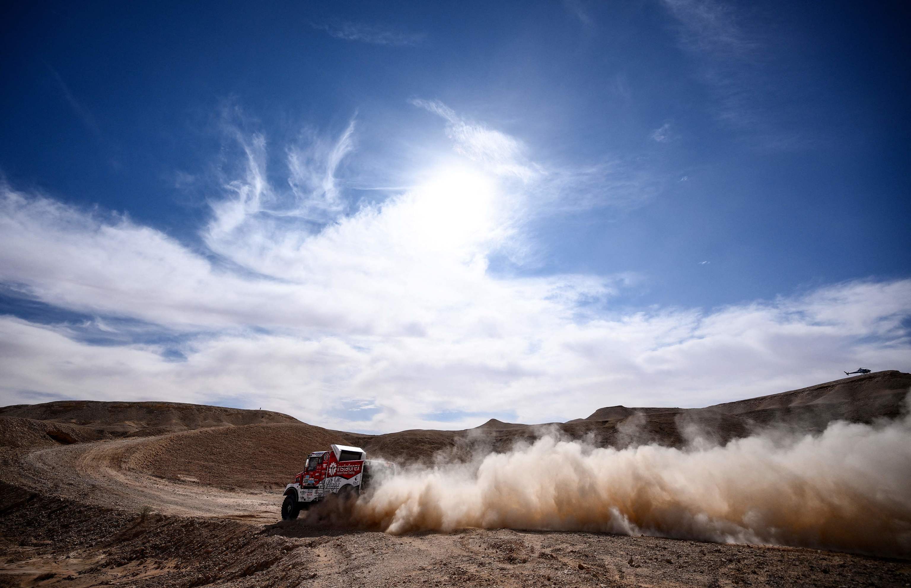 Imagen del Rally Dakar.