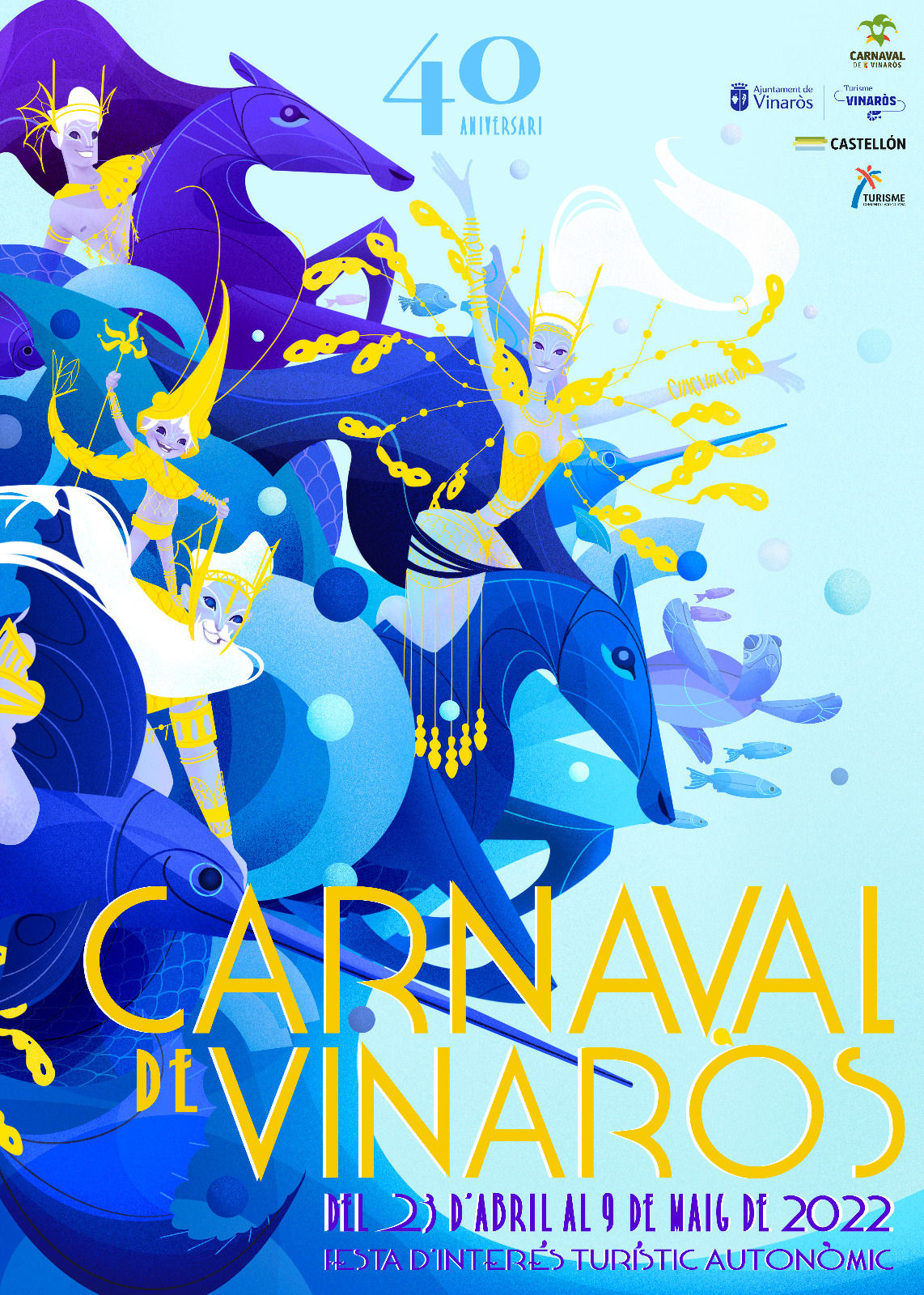 Cartel con las nuevas fechas del Carnaval de Vinars.