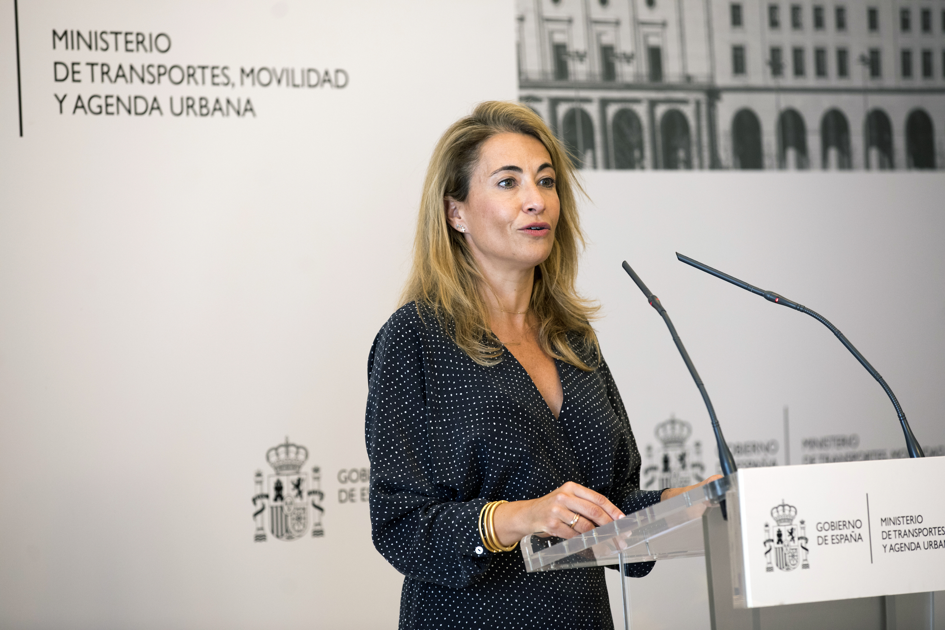 Raquel Sánchez, ministra de Transportes, Movilidad y Agenda Urbana
