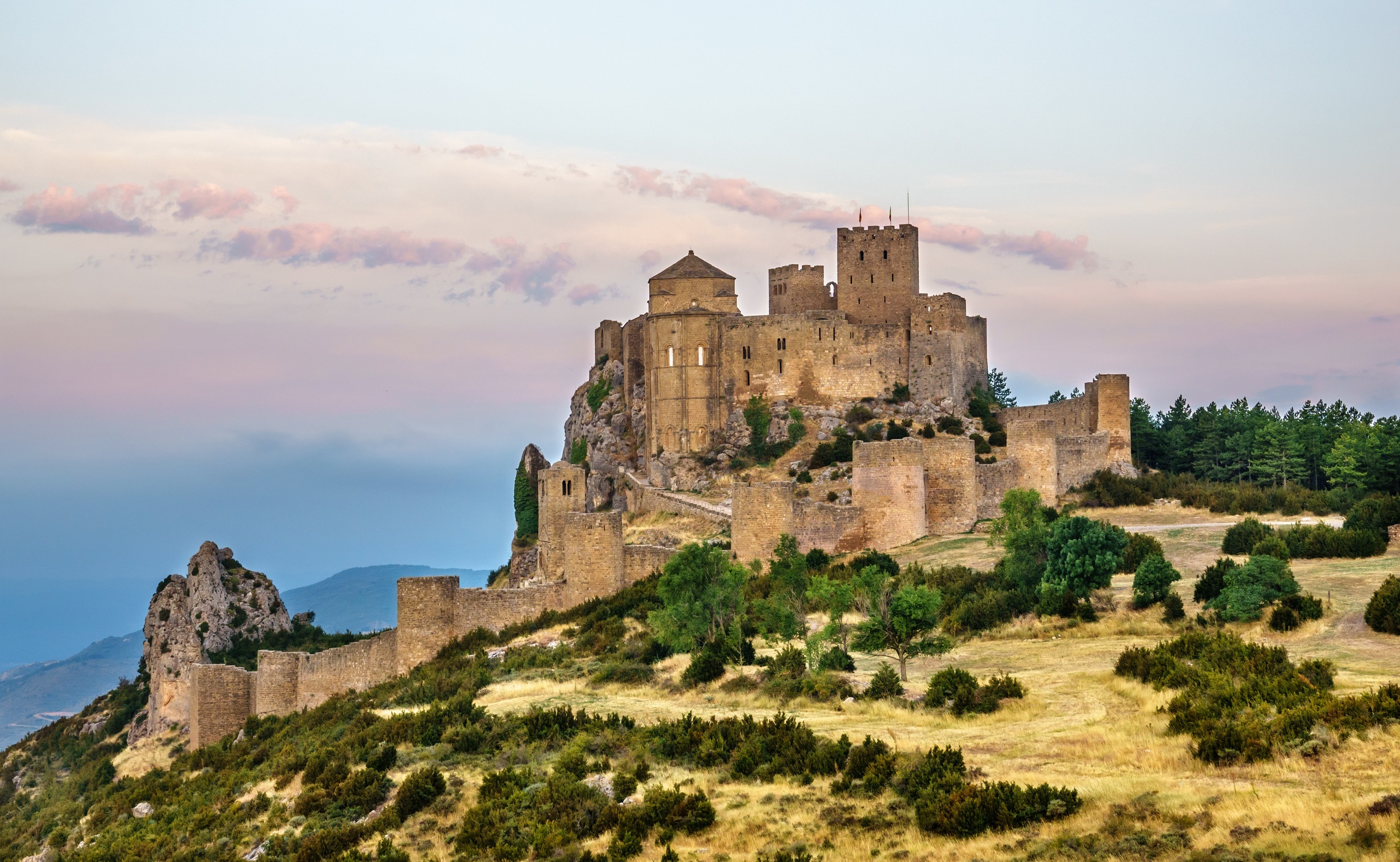 El Castillo de Loarre (Huesca) ha sido escenario de numerosas filmaciones a lo largo de los años.