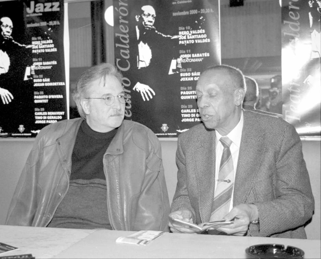 Jordi Sabats y Bebo Valds, en una imagen del ao 2000.