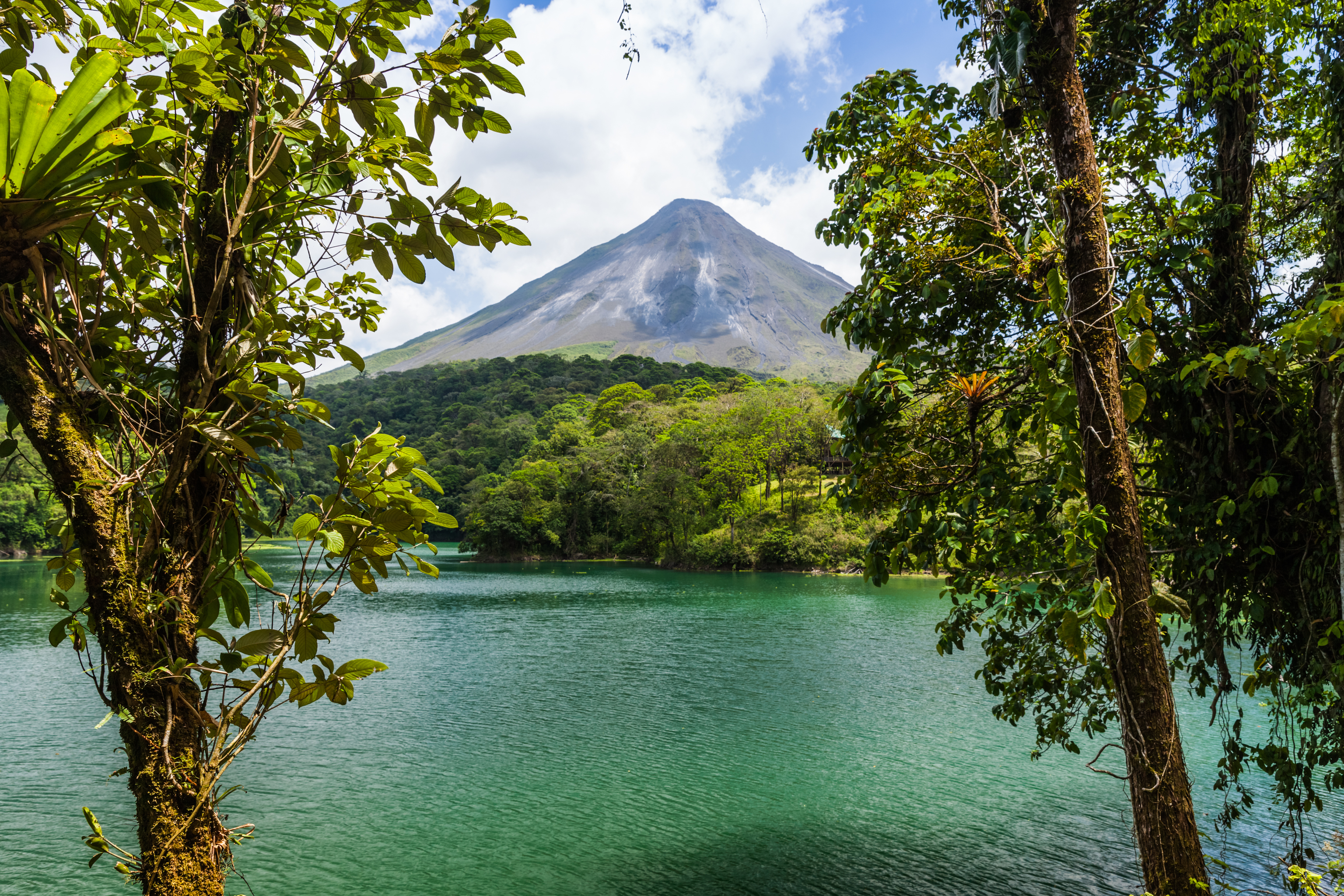 El Volcán Arenal.