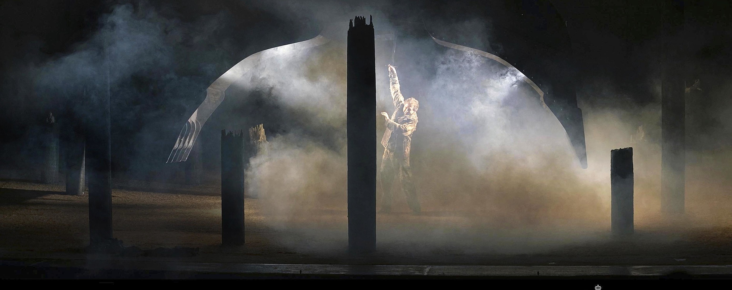 Un momento de 'Sigfrido', tercera jornada de 'El anillo' de Wagner en la versin apocalptica de Robert Carsen para el Teatro Real.