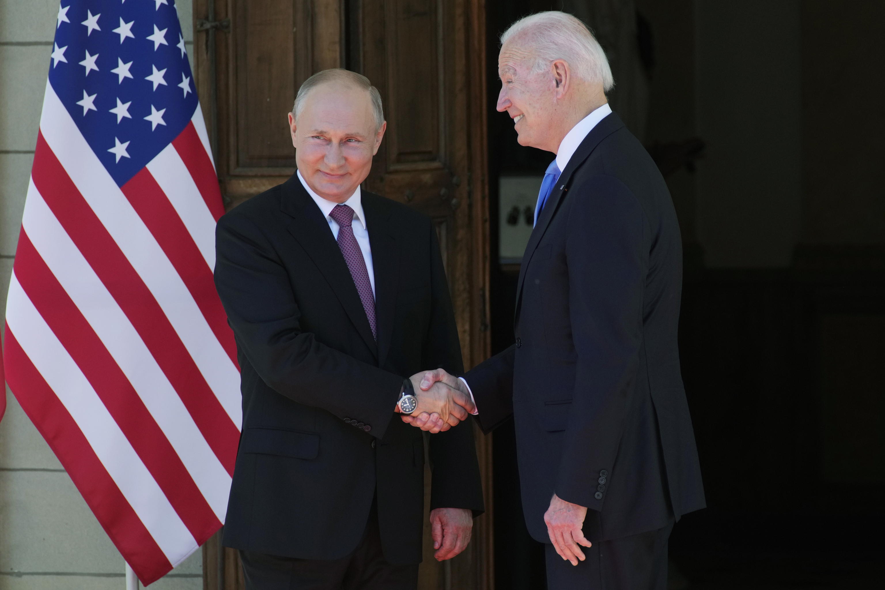 Putin y Biden durante su encuentro en Suiza en junio.