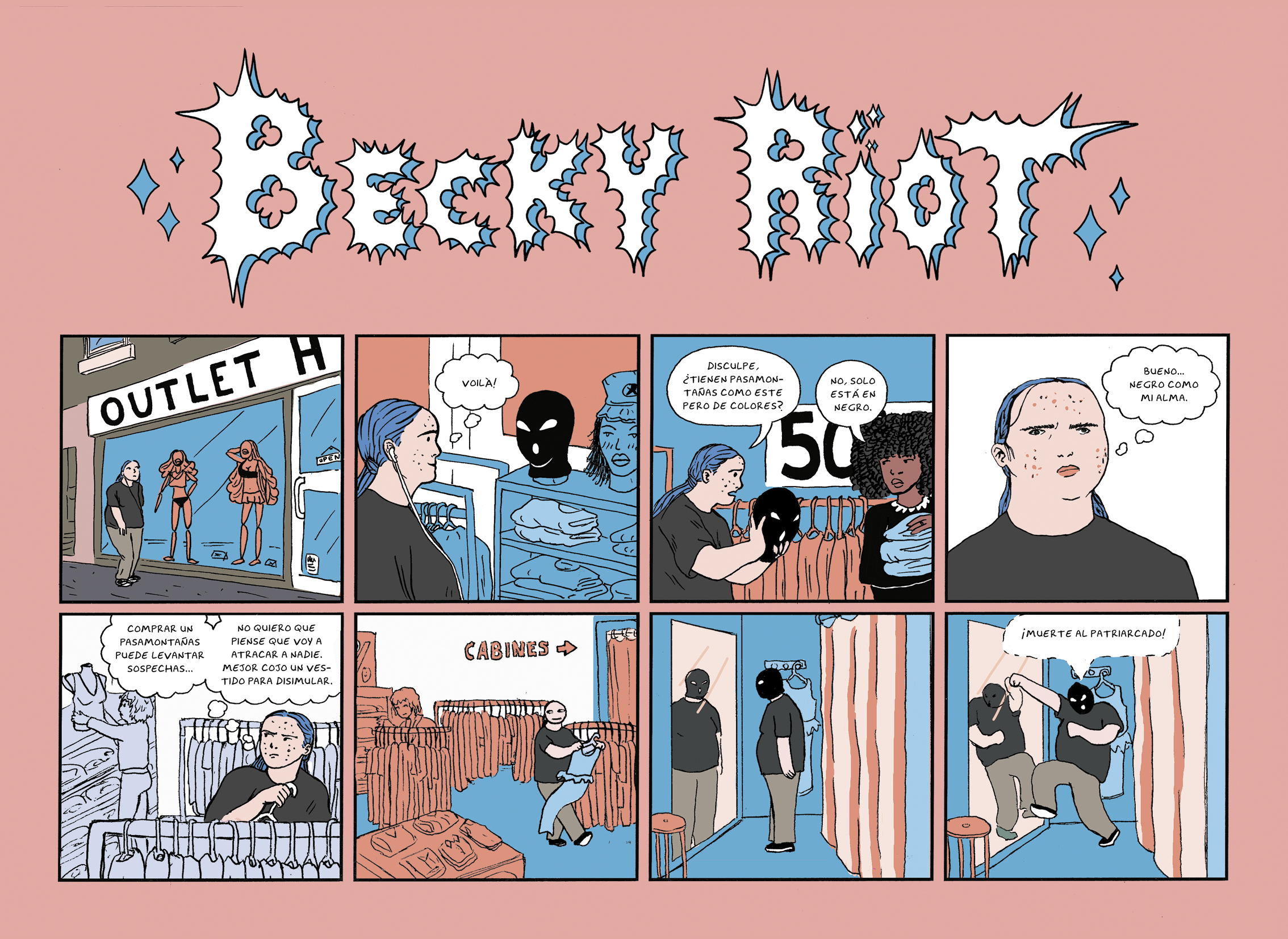 Uno de los captulos de 'Becky Riot' de Mariano Pardo.