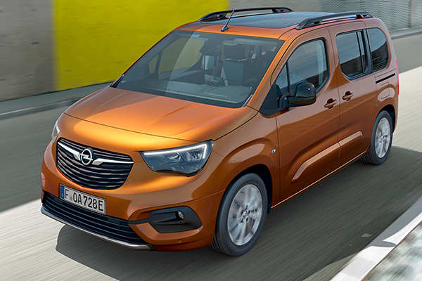 Las versiones de pasajeros de Opel Combo Life, Vivaro Combi Life y Zafira Life,  sern elctricas
