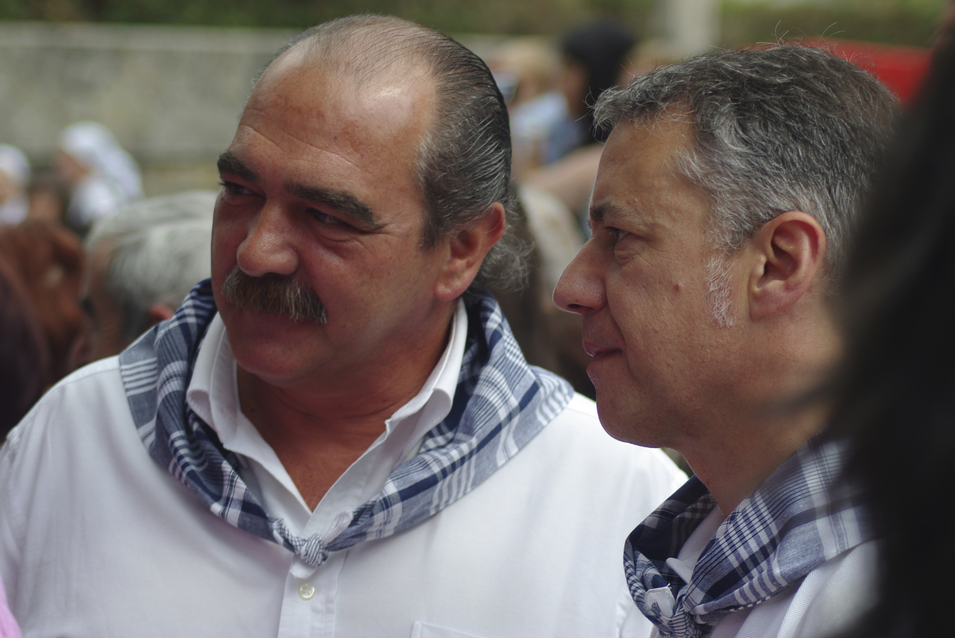 El ex alcalde Jos Luis Erezuma junto Iigo Urkullu que era presidente del PNV cuando sucedieron los hechos.