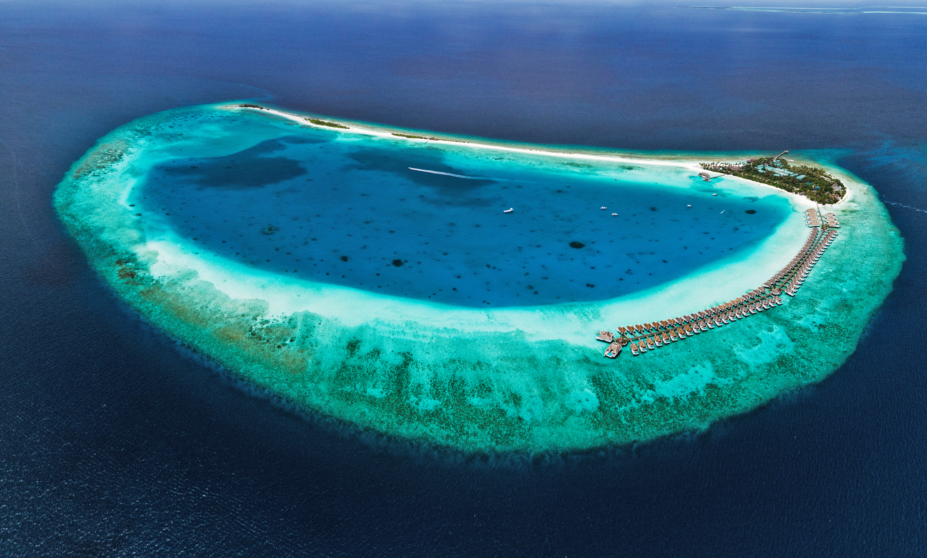 Una de las islas del atoln maldivo de Baa.