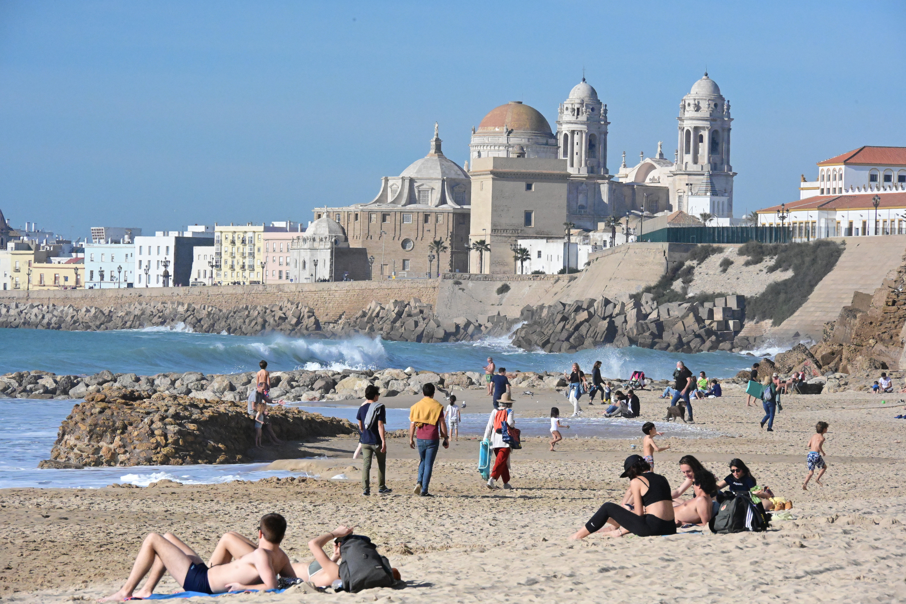 Playa de Santa María en Cádiz