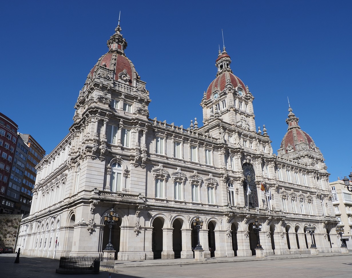 Palacio Municipal de La Coruña.