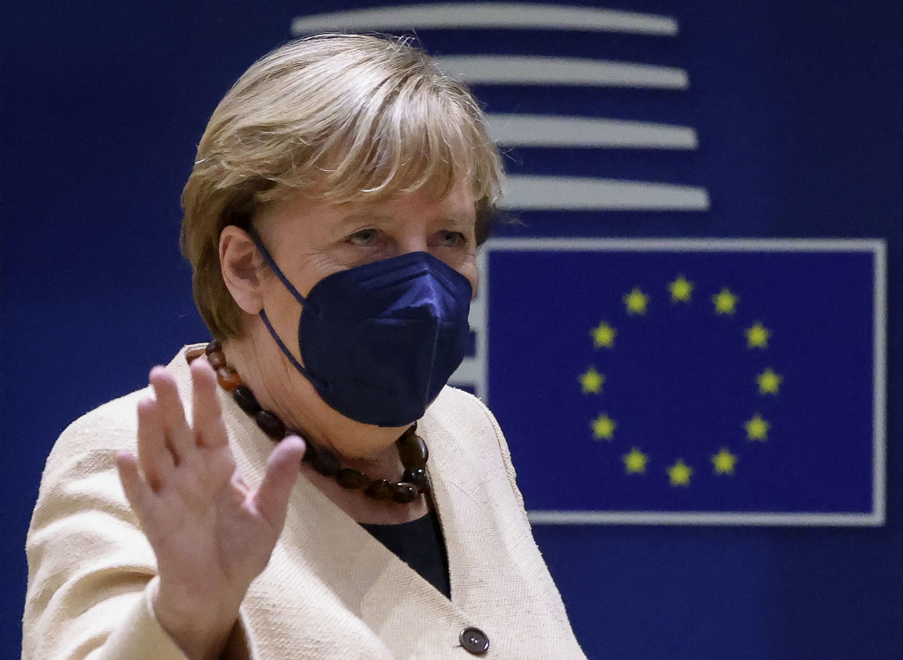 Angela Merkel, en una cumbre de la Unin Europea el pasado octubre.