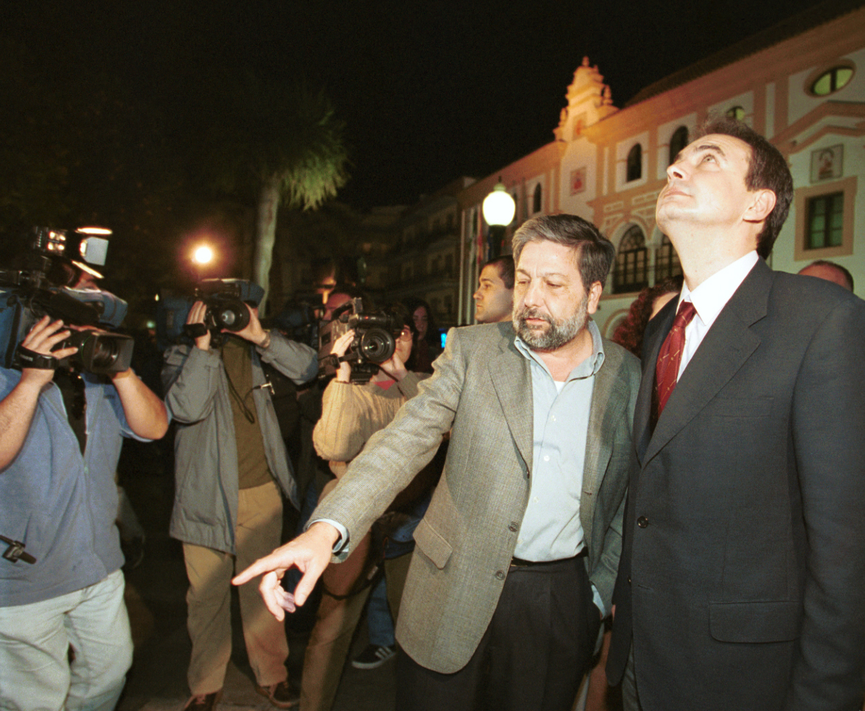 Francisco Toscano, junto a José Luis Rodríguez Zapatero.