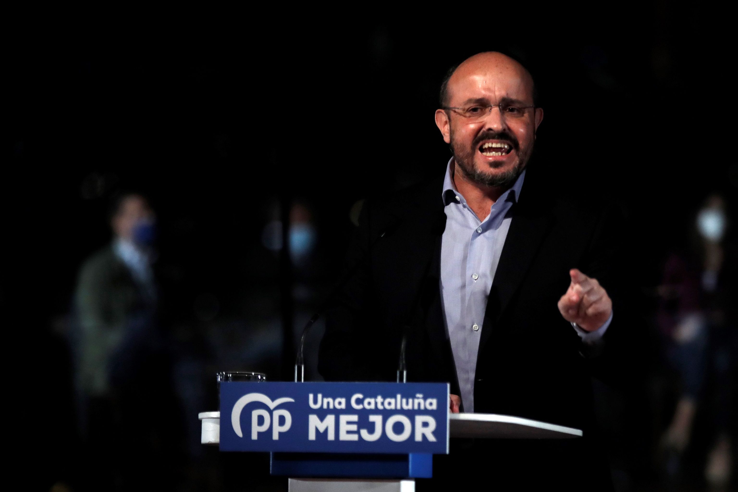 Alejandro Fernndez, presidente del PPC, en un acto del partido.