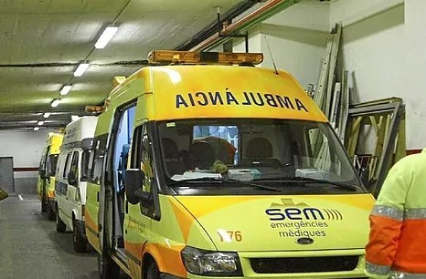 Ambulancia del SEM.