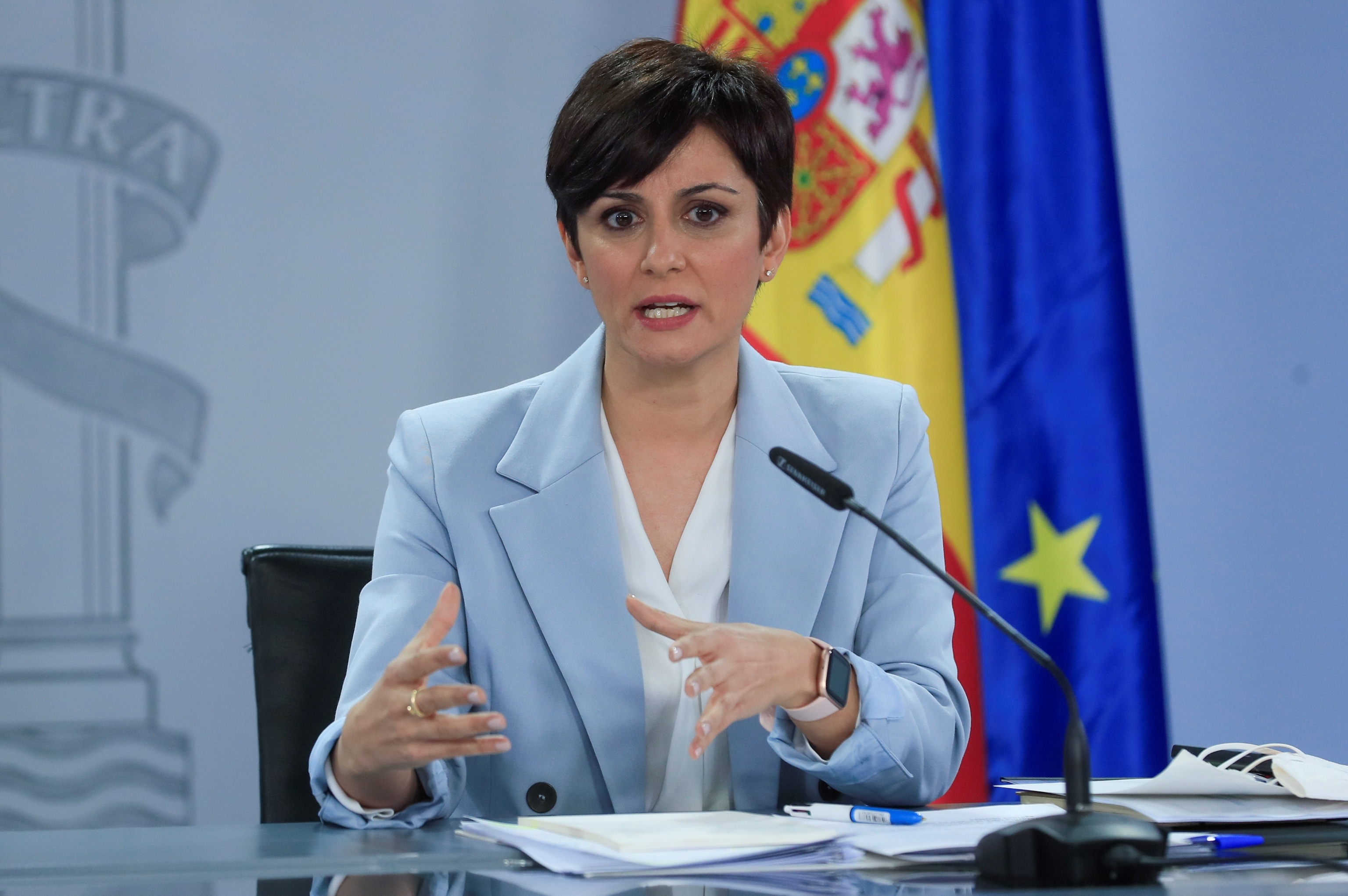 La ministra de Política Territorial y portavoz del Gobierno,  Isabel Rodríguez.