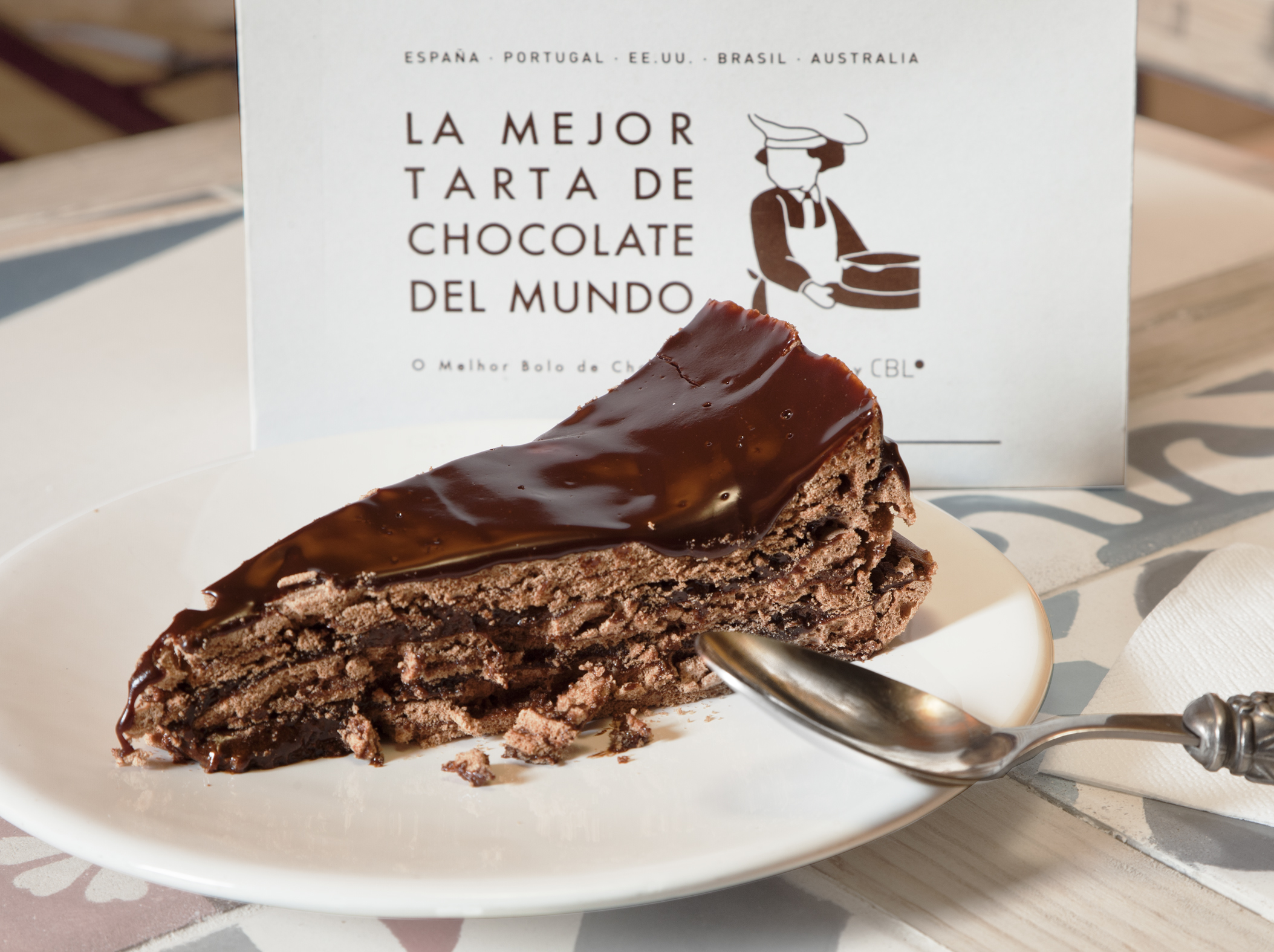 De capas, en La Mejor Tarta de Chocolate de Mundo.
