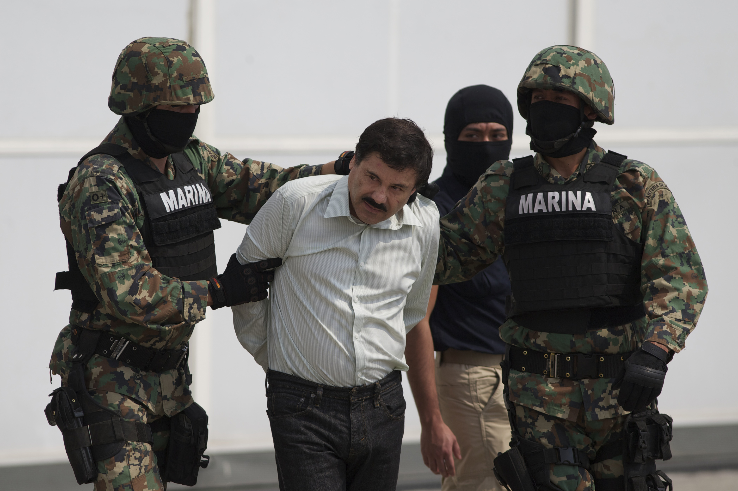 Joaqun 'El Chapo' Guzmn, en Mxico DF antes de ser extraditado a a EEUU en 2017.