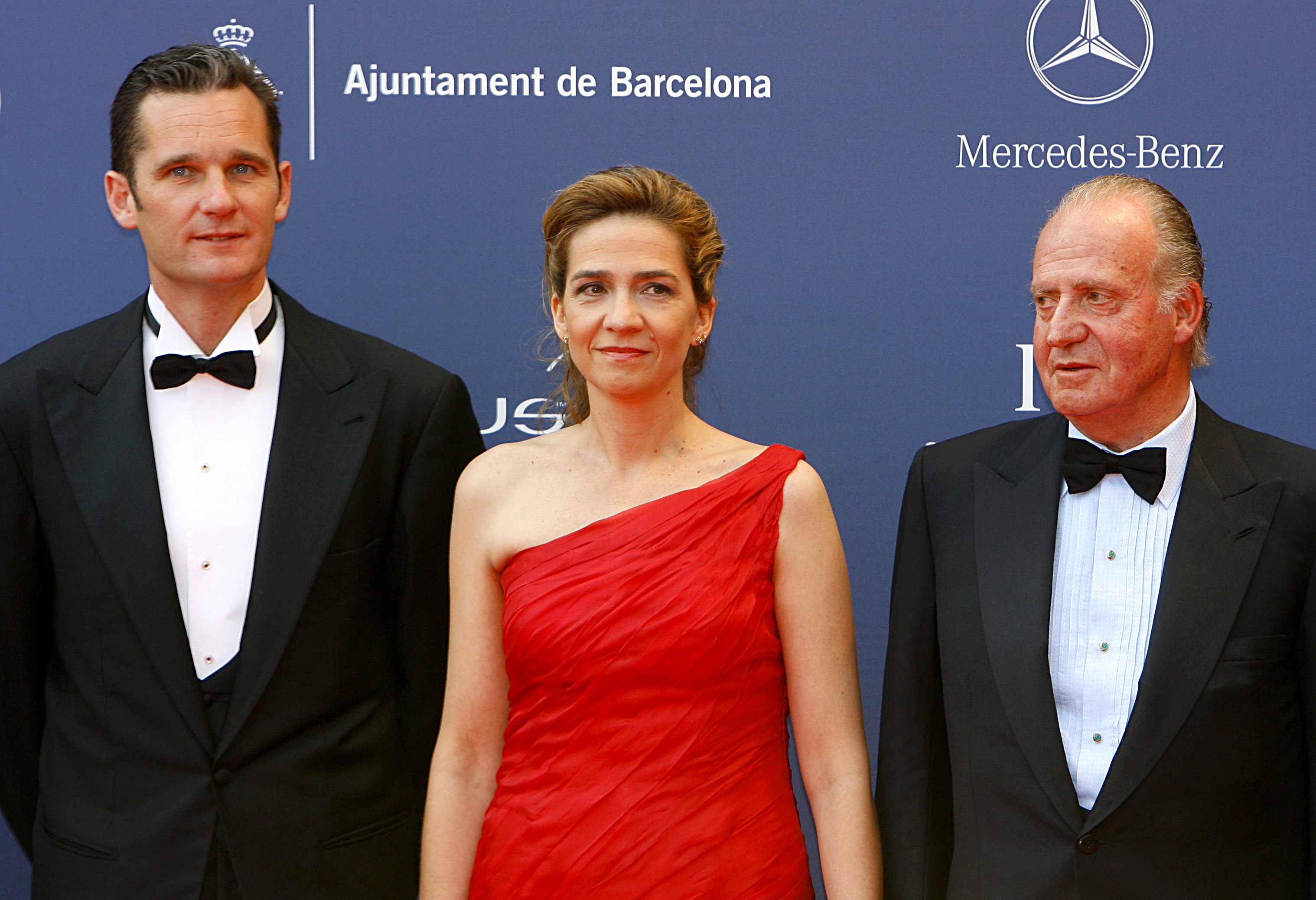 La Infanta Cristina y su padre, el Rey Juan Carlos.