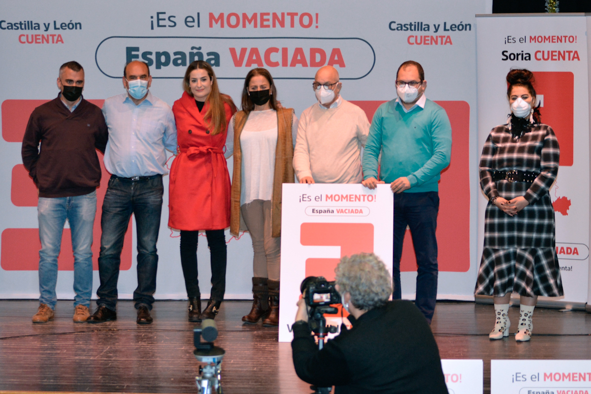 España Vaciada, en un acto reciente, en Palencia.