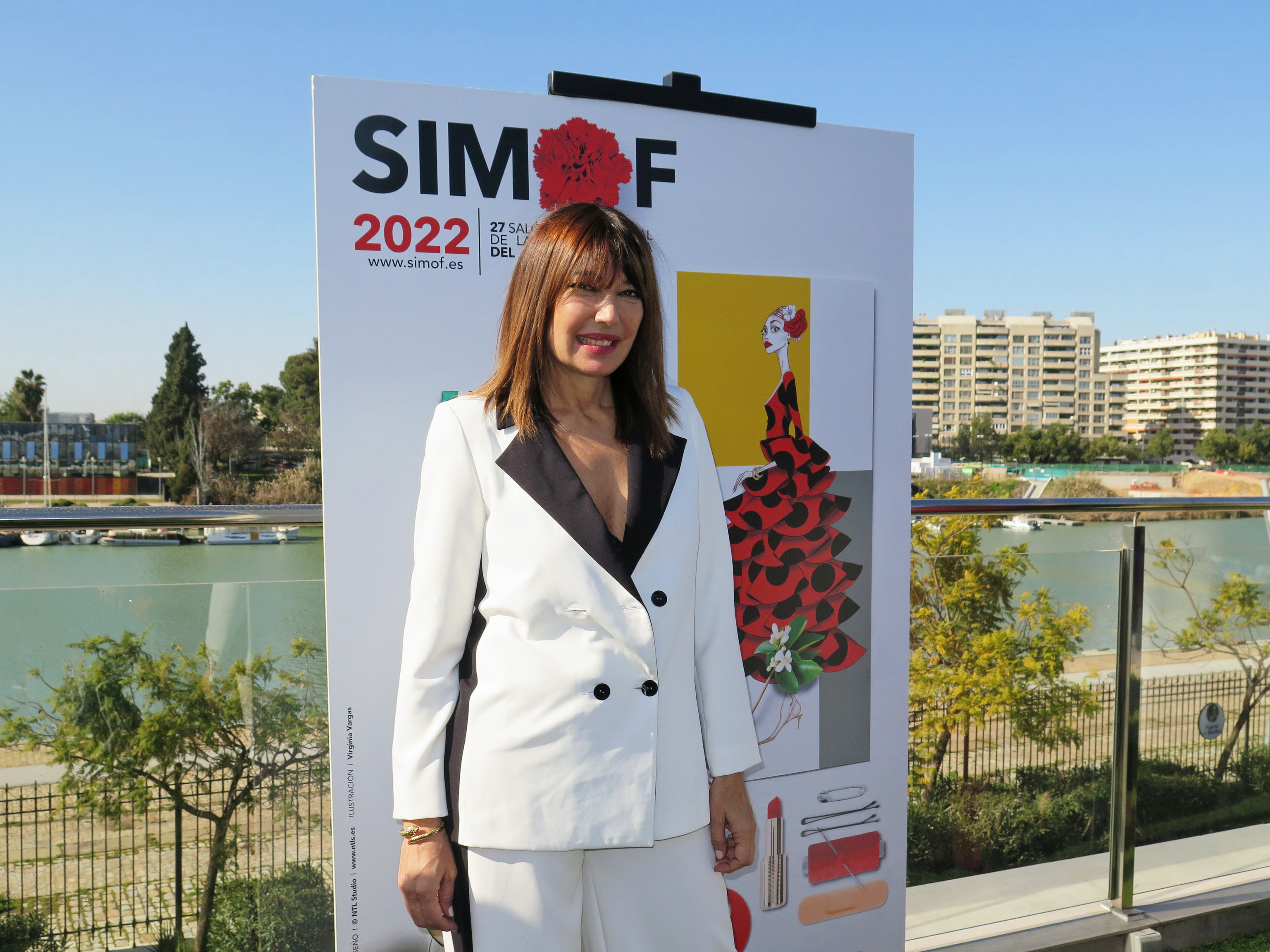 Raquel Revuelta, durante la presentación de la pasarela Simof 2022.