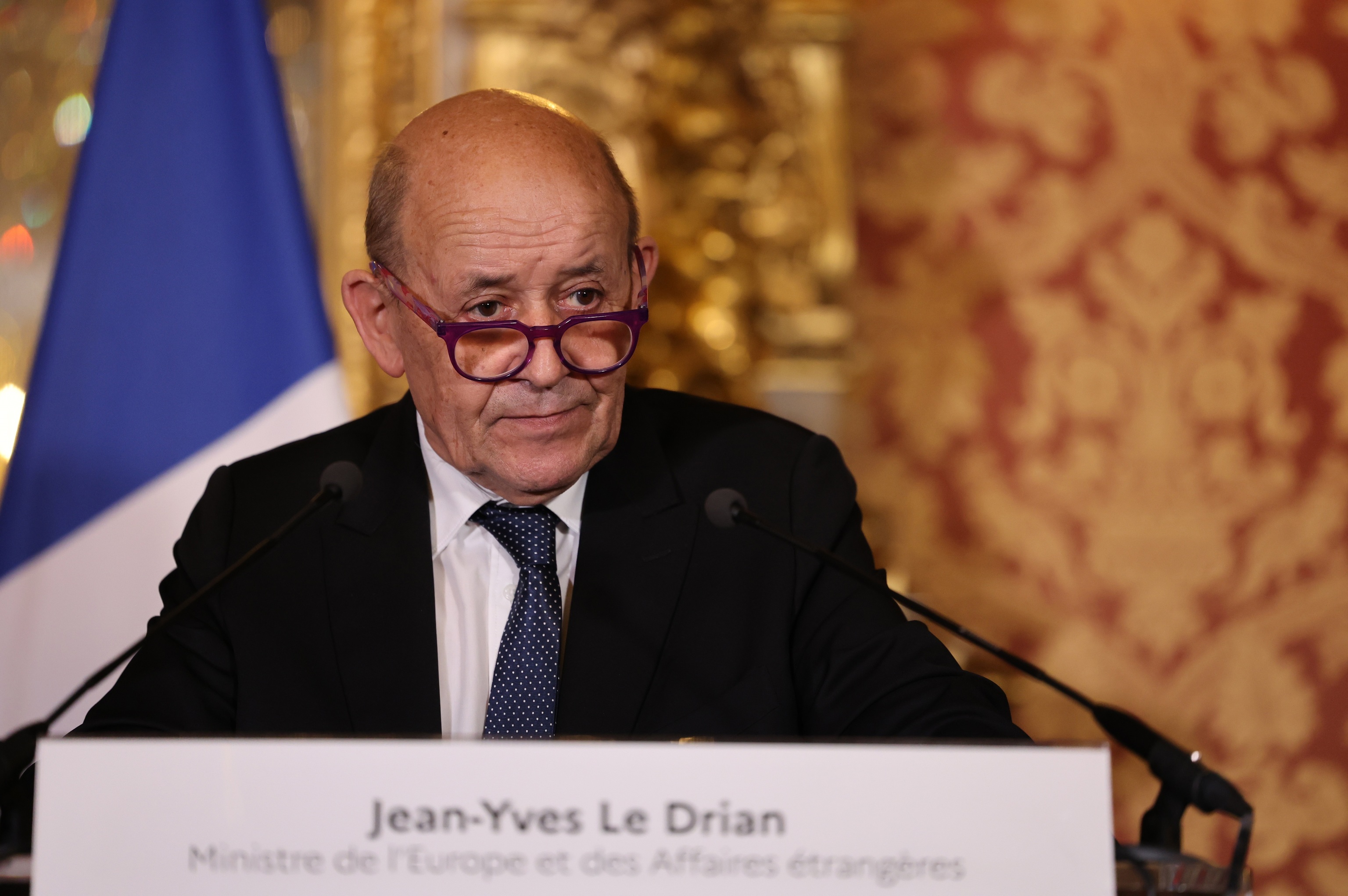 El ministro francés de Asuntos Europeos y Exteriores, Jean-Yves Le Drian.