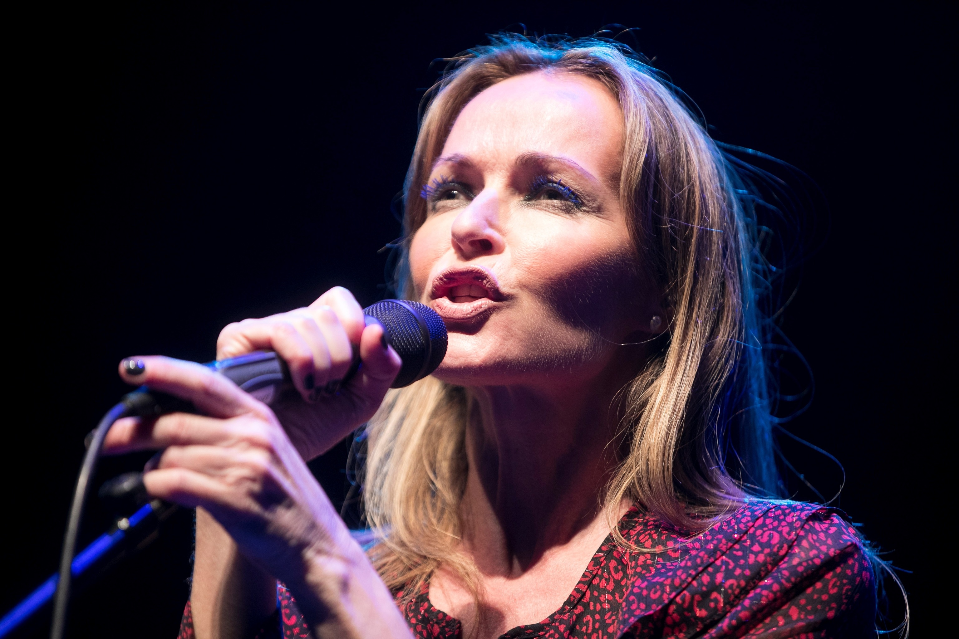 Sharon Corr, durante un concierto reciente en Zaragoza.
