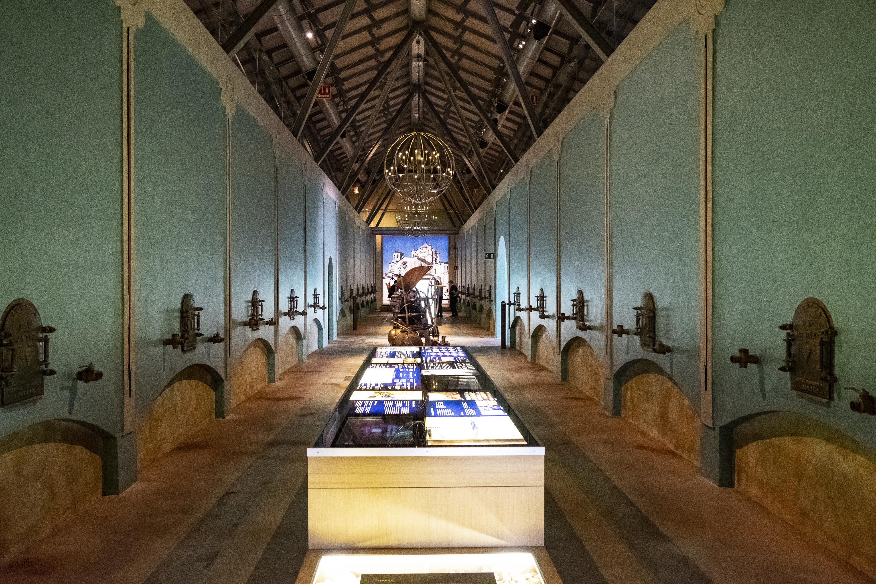 Interior del Museo del Vino Pagos del Rey.