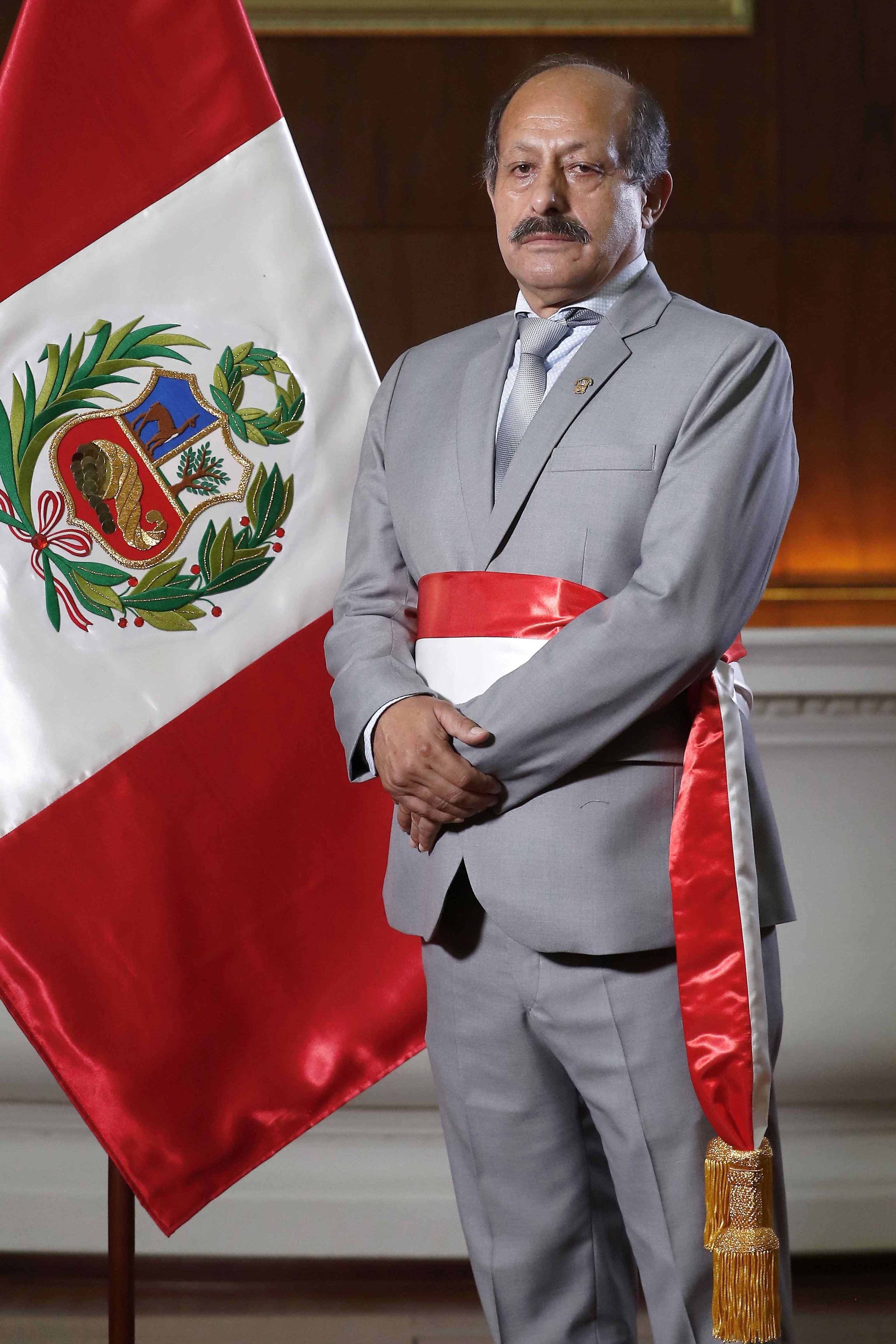 El nuevo primer ministro de Perú,  Héctor Valer.