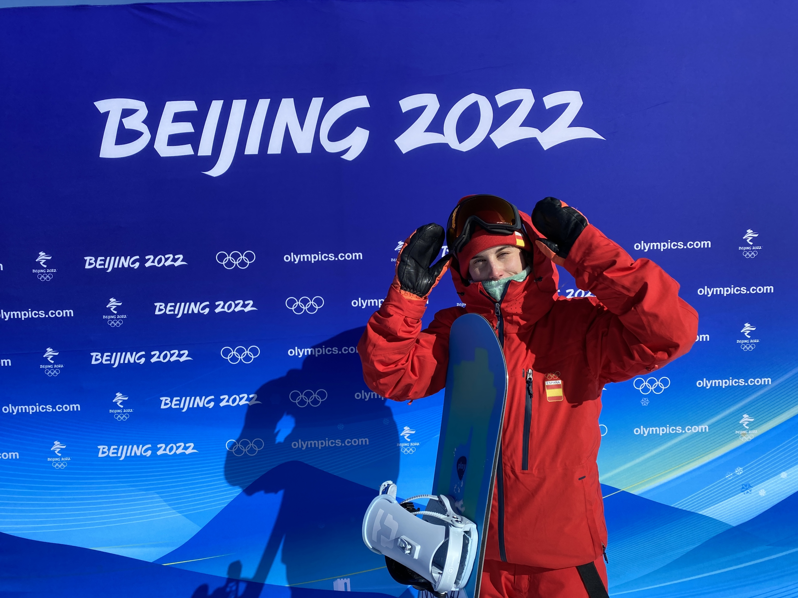 Castellet, durante uno de sus entrenamientos en Pekín.