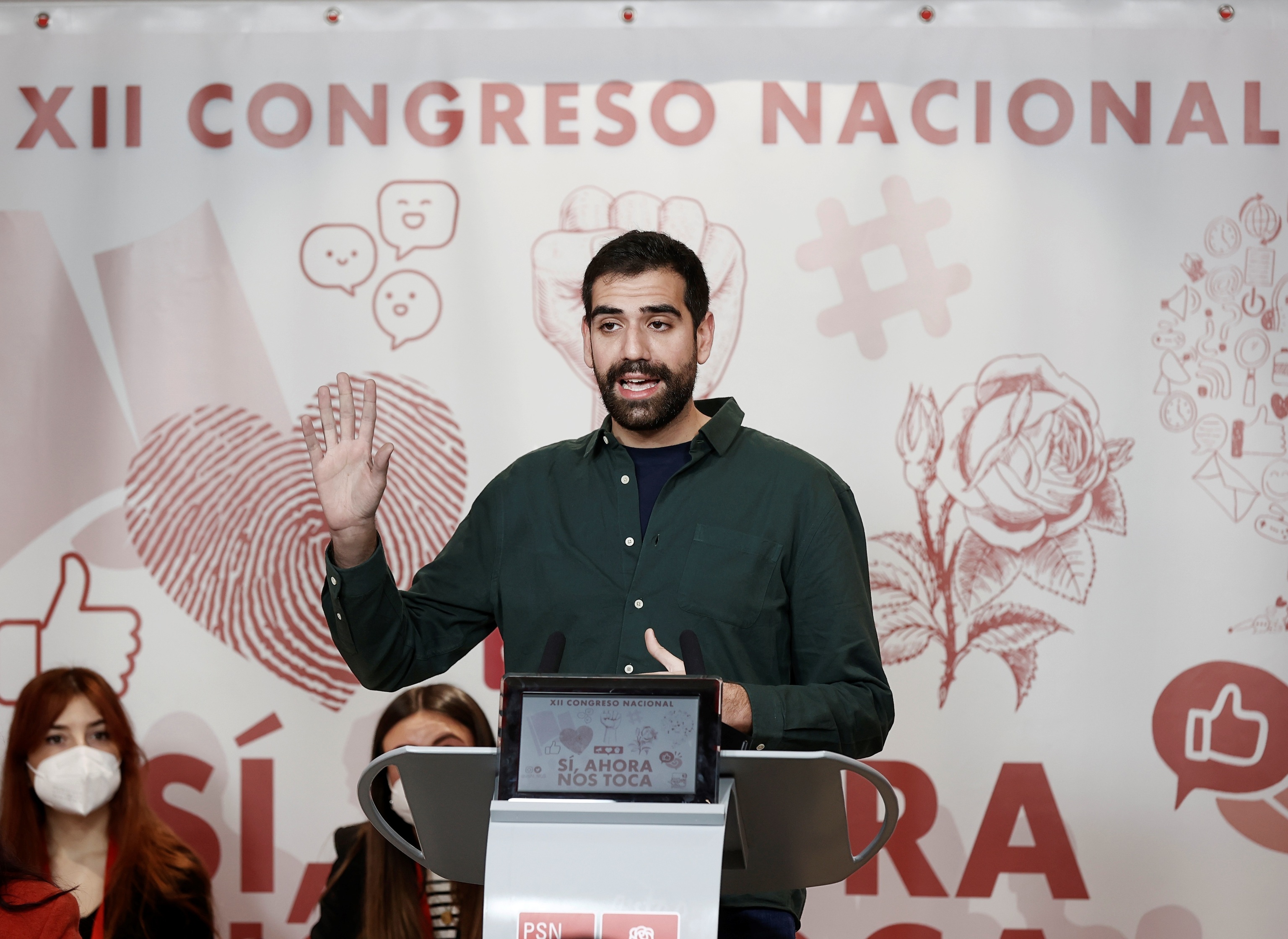 Víctor Camino, secretario general de Juventudes Socialistas.