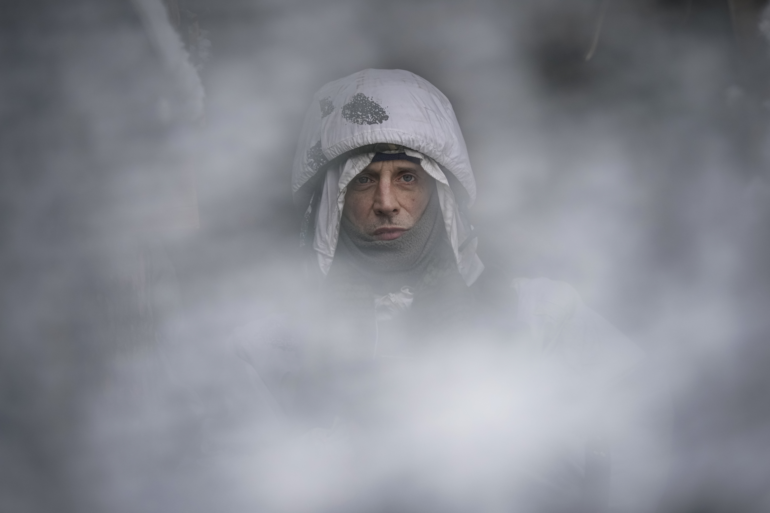 Un soldado ucraniano en Luhansk.