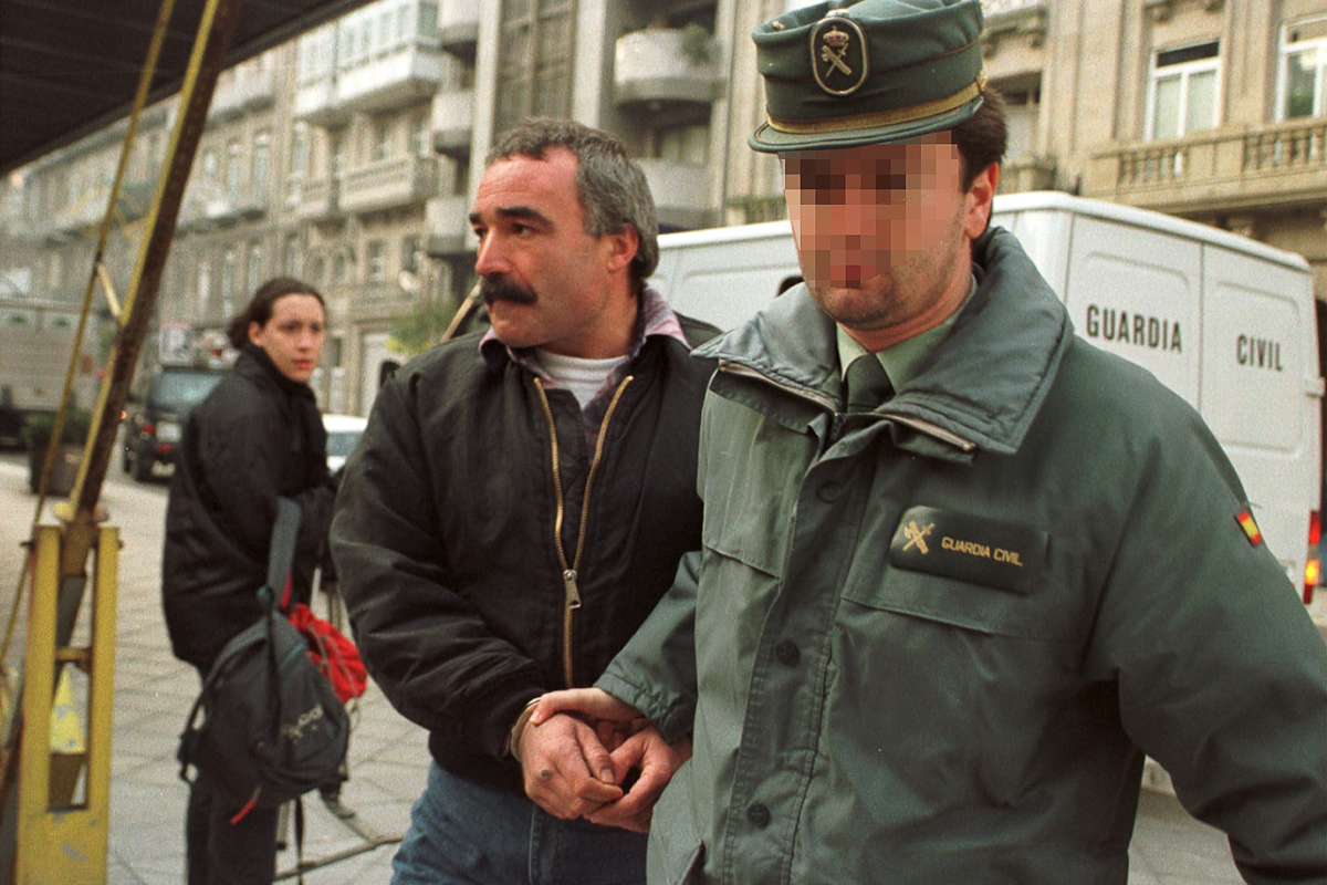 Alfredo Snchez Chacn, el 'Rambo gallego', a su llegada a un juicio en 2001.