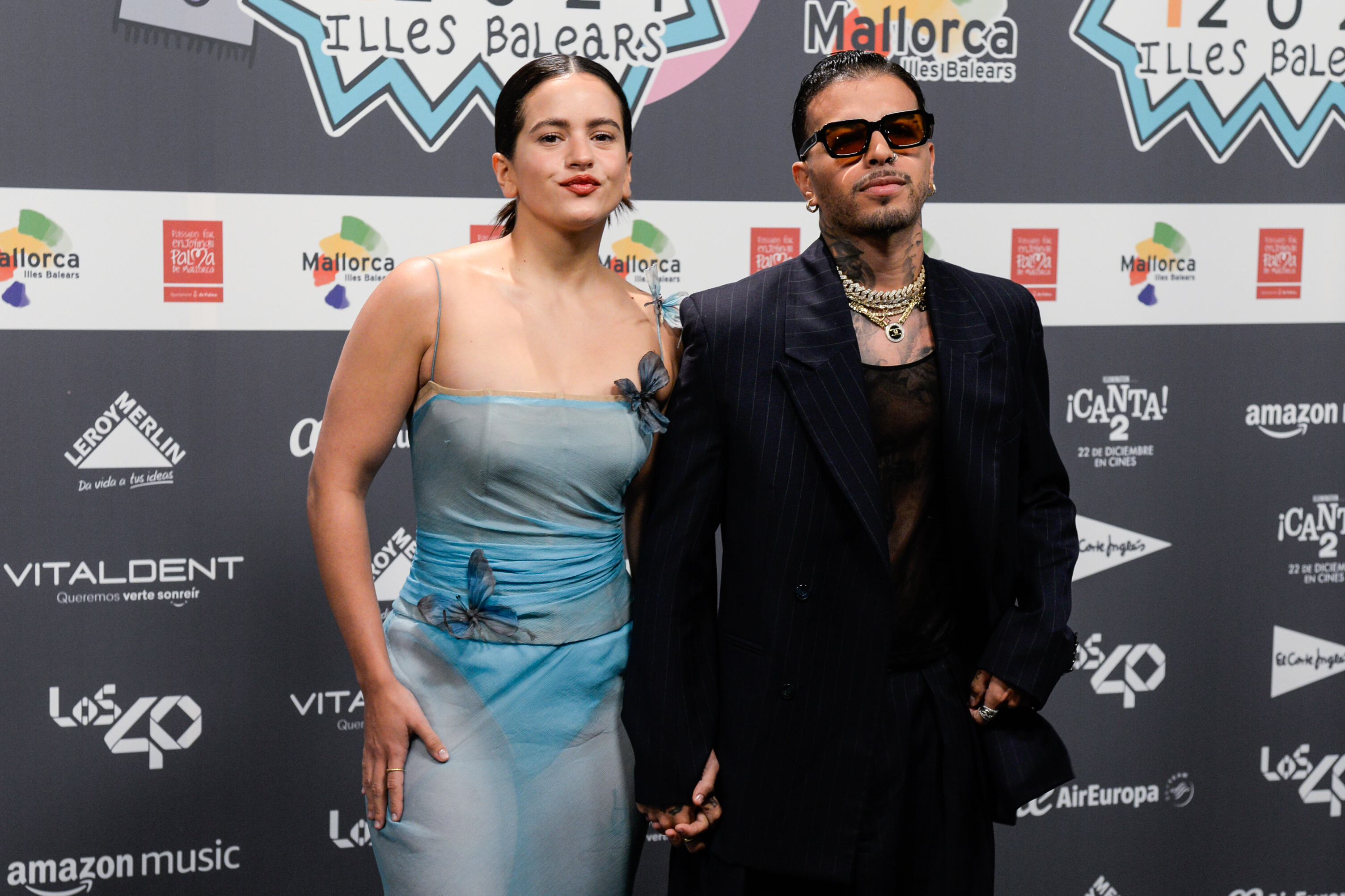 Rosala y Raw Alejandro en los 40 Principales Music Awards en Mallorca, en noviembre pasado.