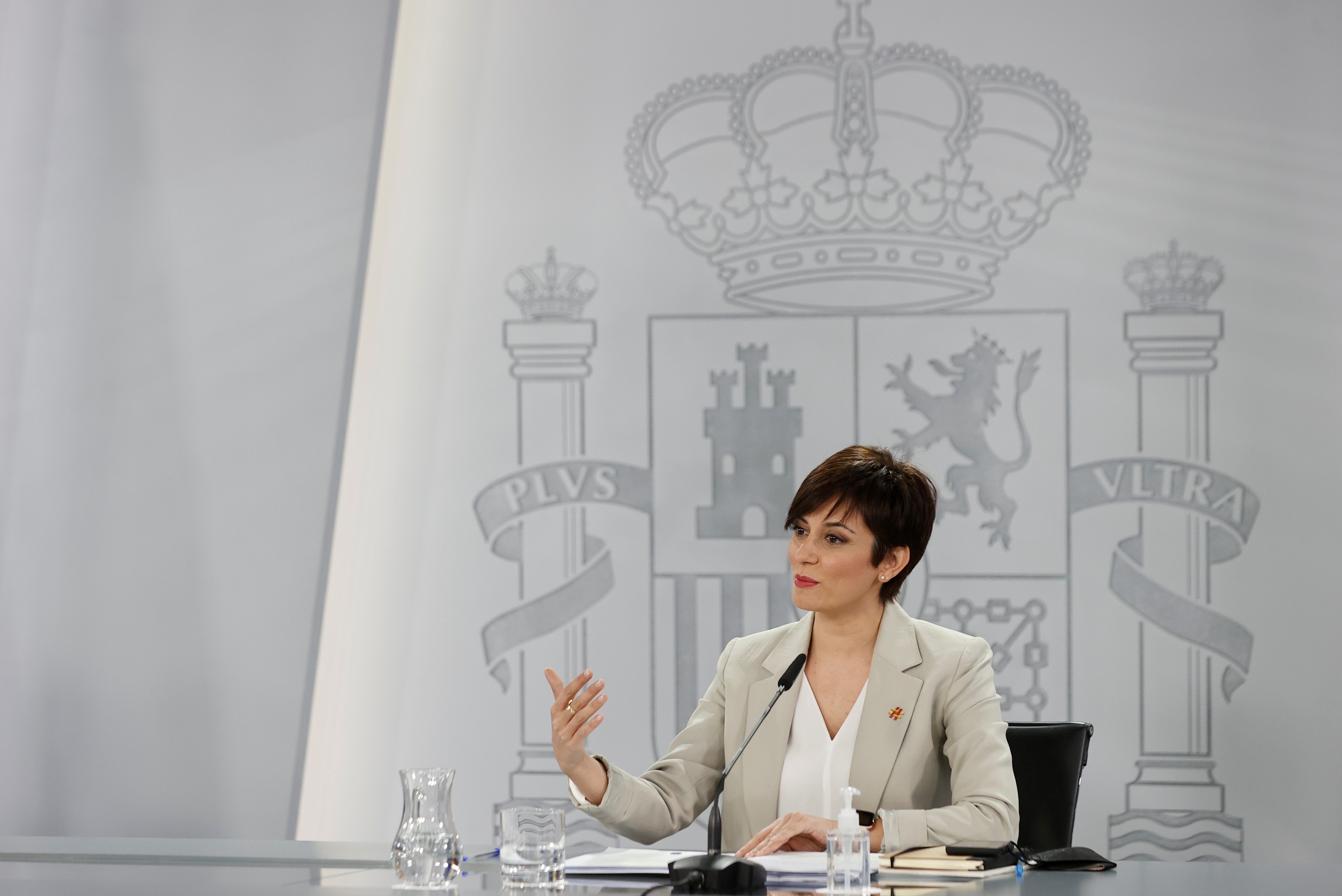 Isabel Rodrguez, en rueda de prensa tras el Consejo de Ministros.