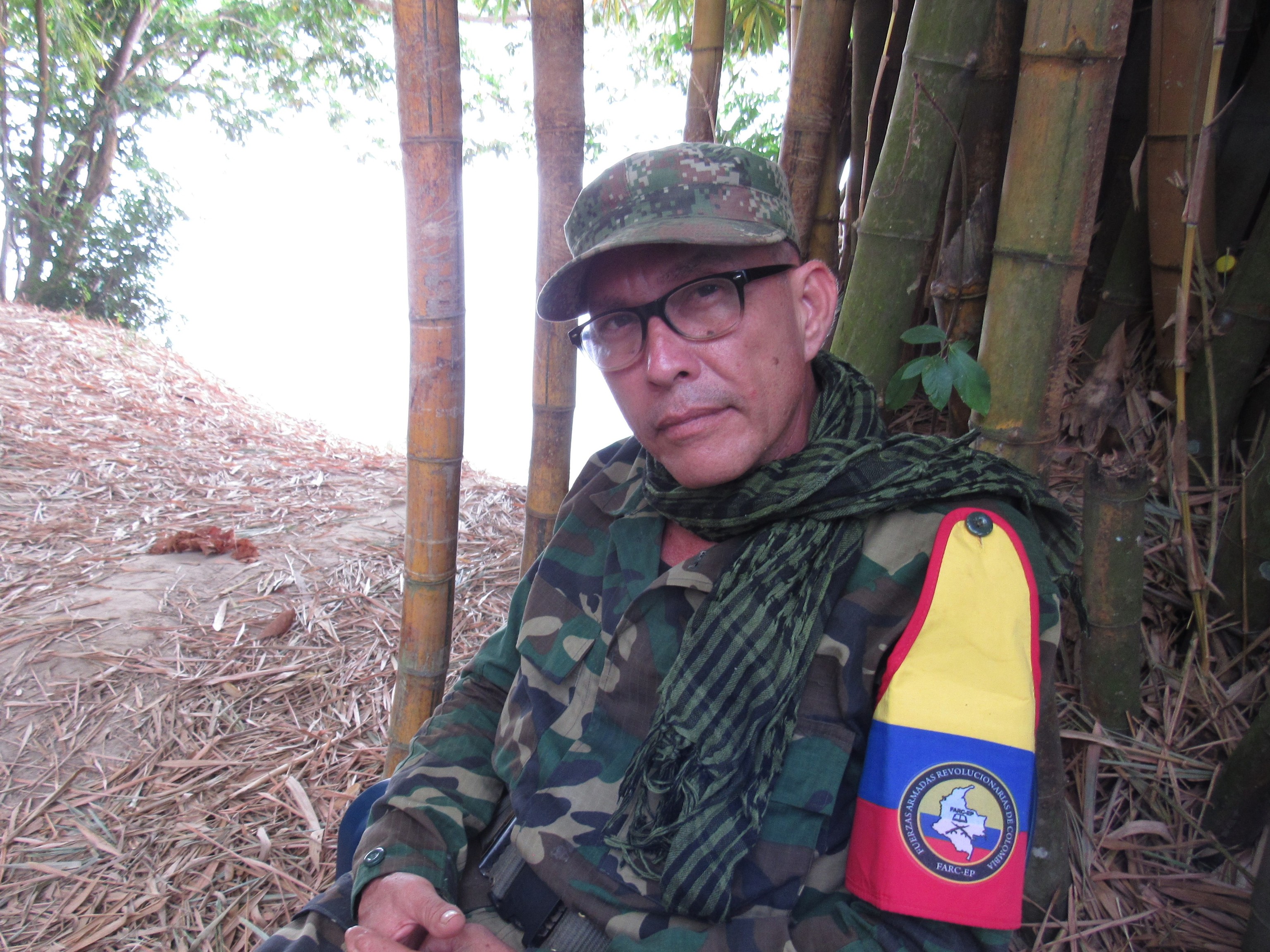 El comandante Ernesto, de las disidencias de las FARC-EP, en Arauca.