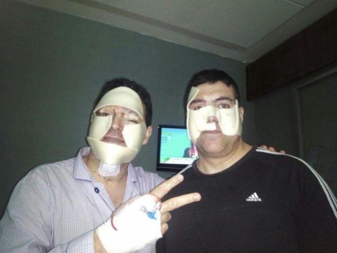 Jos Manuel Candn y Ral Gonzlez Fernndez, dos de los heridos ms graves, en una imagen de archivo.