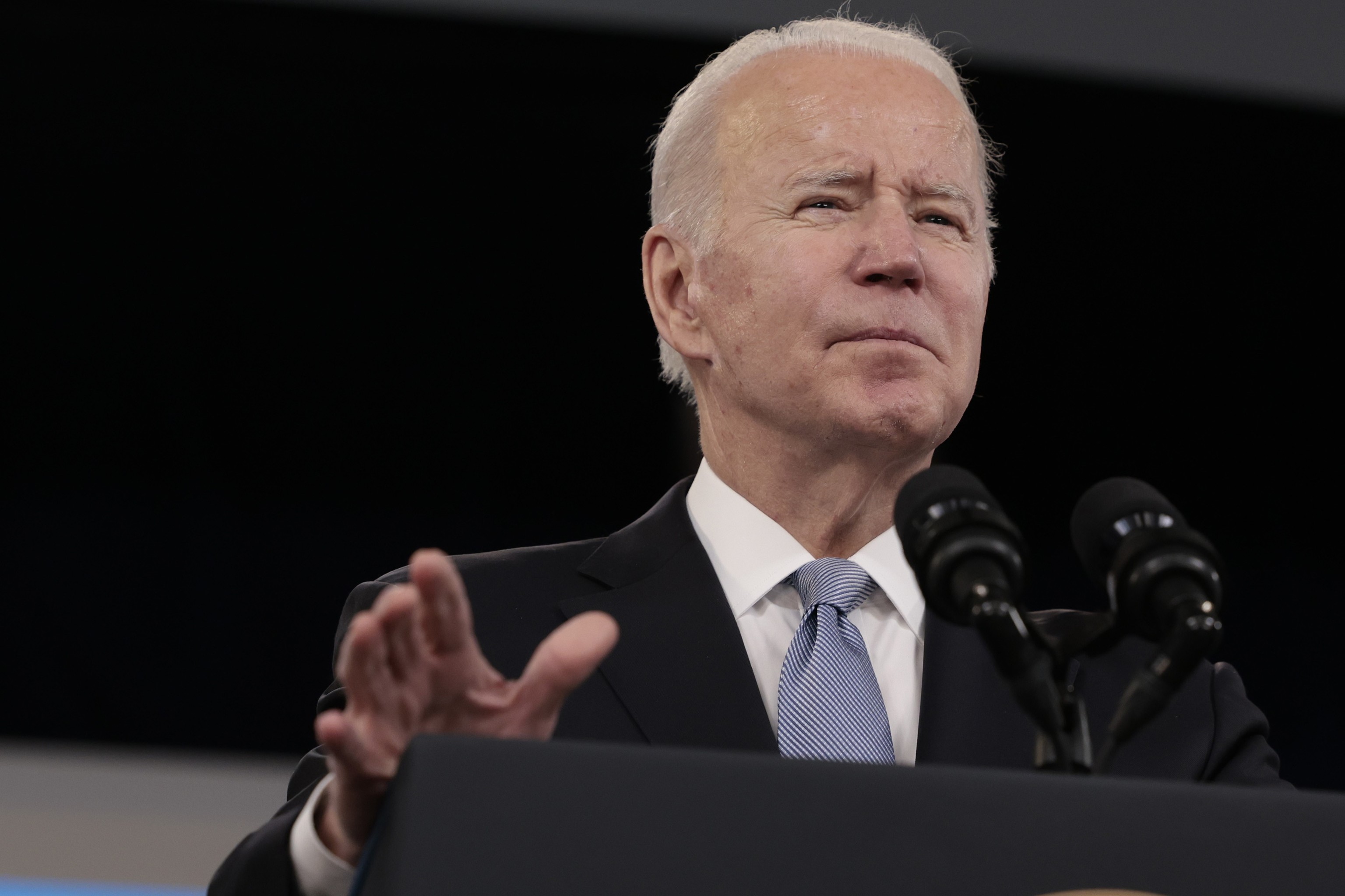 Joe Biden, el martes en un acto celebrado en Washington.