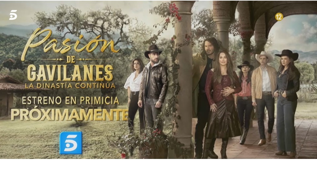 Promo de lanzamiento de la serie Pasin de gavilanes 2 en Telecinco.