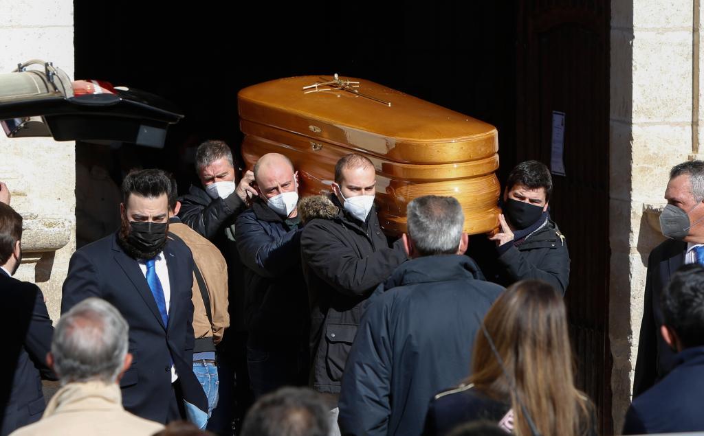 Funeral de  Esther Lpez en Traspinedo (Valladolid)