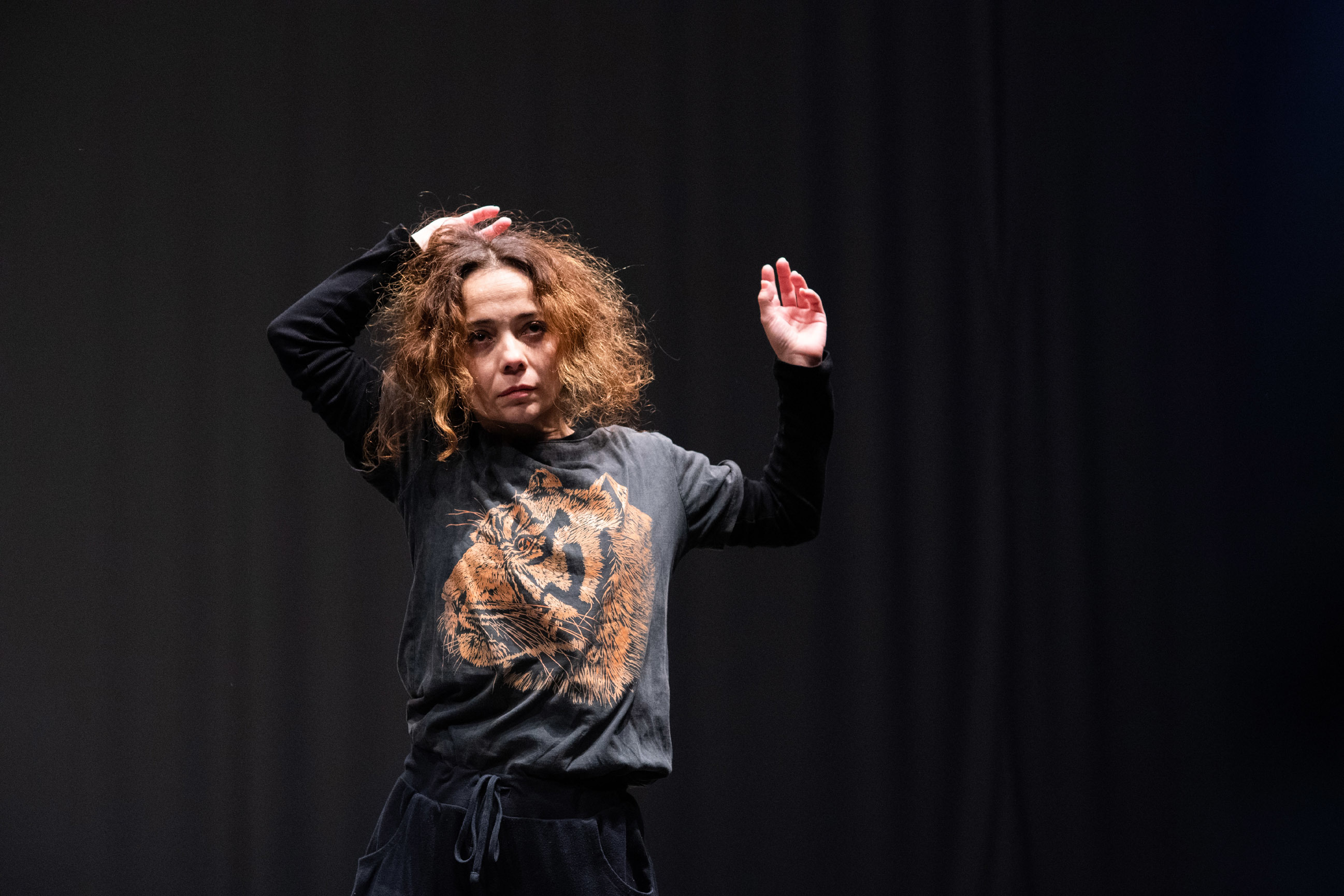 Olga Pericet, Premio Nacional de Danza, en el proceso creativo de 'La Leona', su próximo espectáculo.