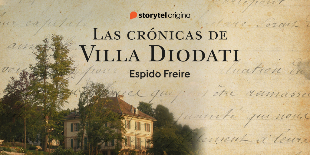 Portada del audiolibro 'Las crónicas de Villa Diodati'.