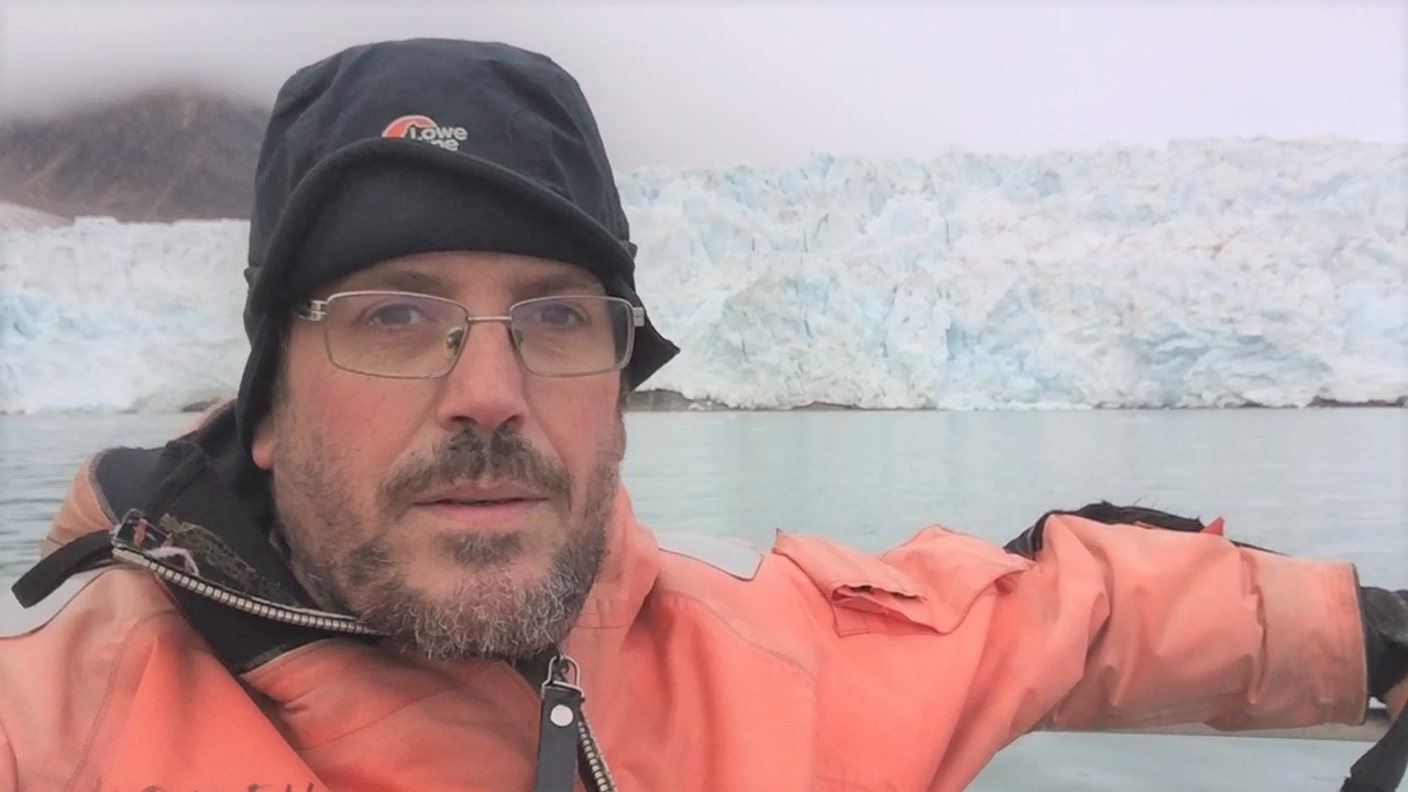 El investigador de Burriana, Carlos Rochera Cordellat, en una de sus expediciones a la Antrtida.