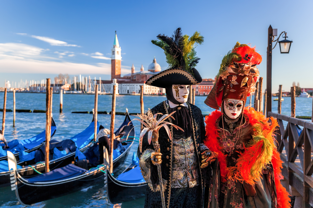 Carnaval de Venecia, uno de los ms famosos del mundo.