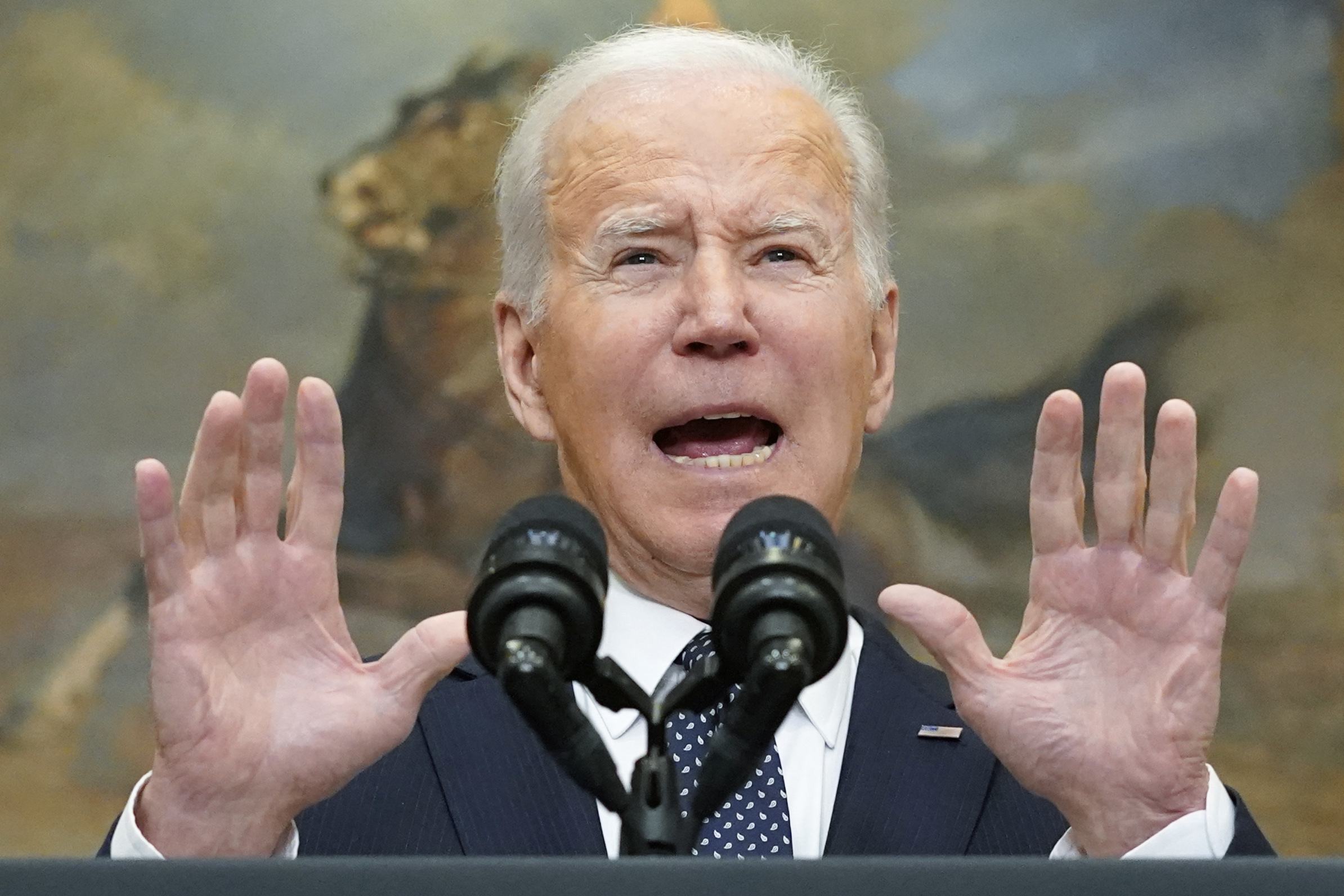 Biden está convencido de que Putin "ha tomado la decisión" de atacar Ucrania en los próximos días