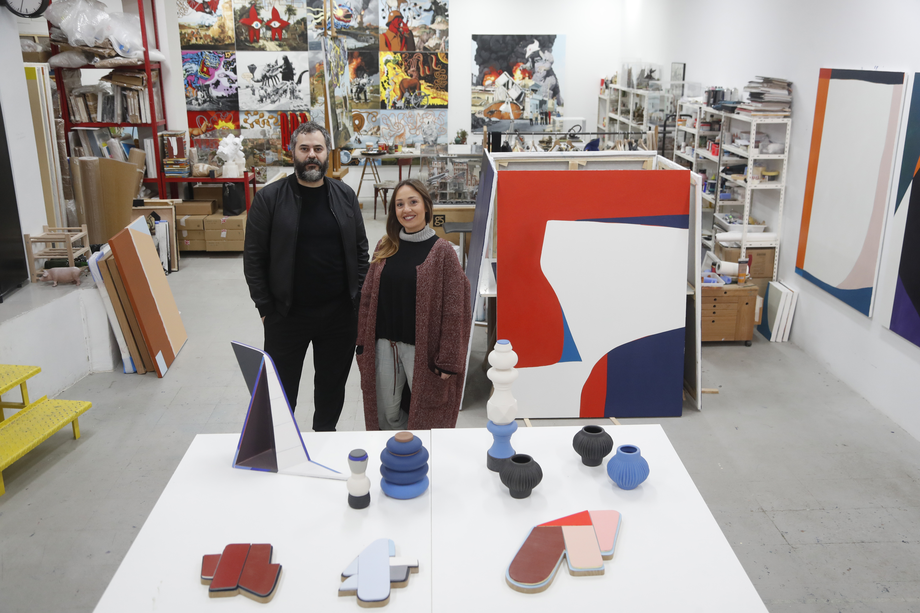 Carlos Cartaxo y Sandra Val, artistas y fundadores de Corner Gallery&Studio.