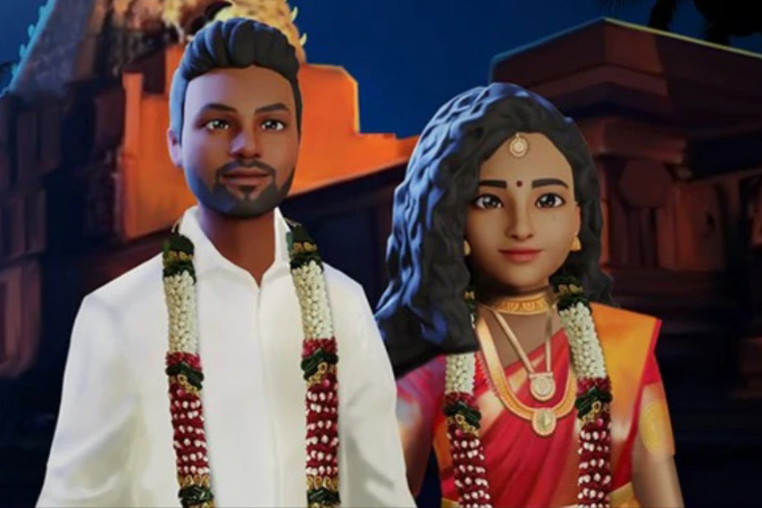 Avatares de Dinesh Padmavathi y Janaganandhini Ramaswamy.